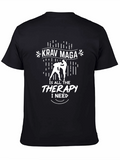 Krav Maga Therapy T-Shirt - Martial Arts Training Tee