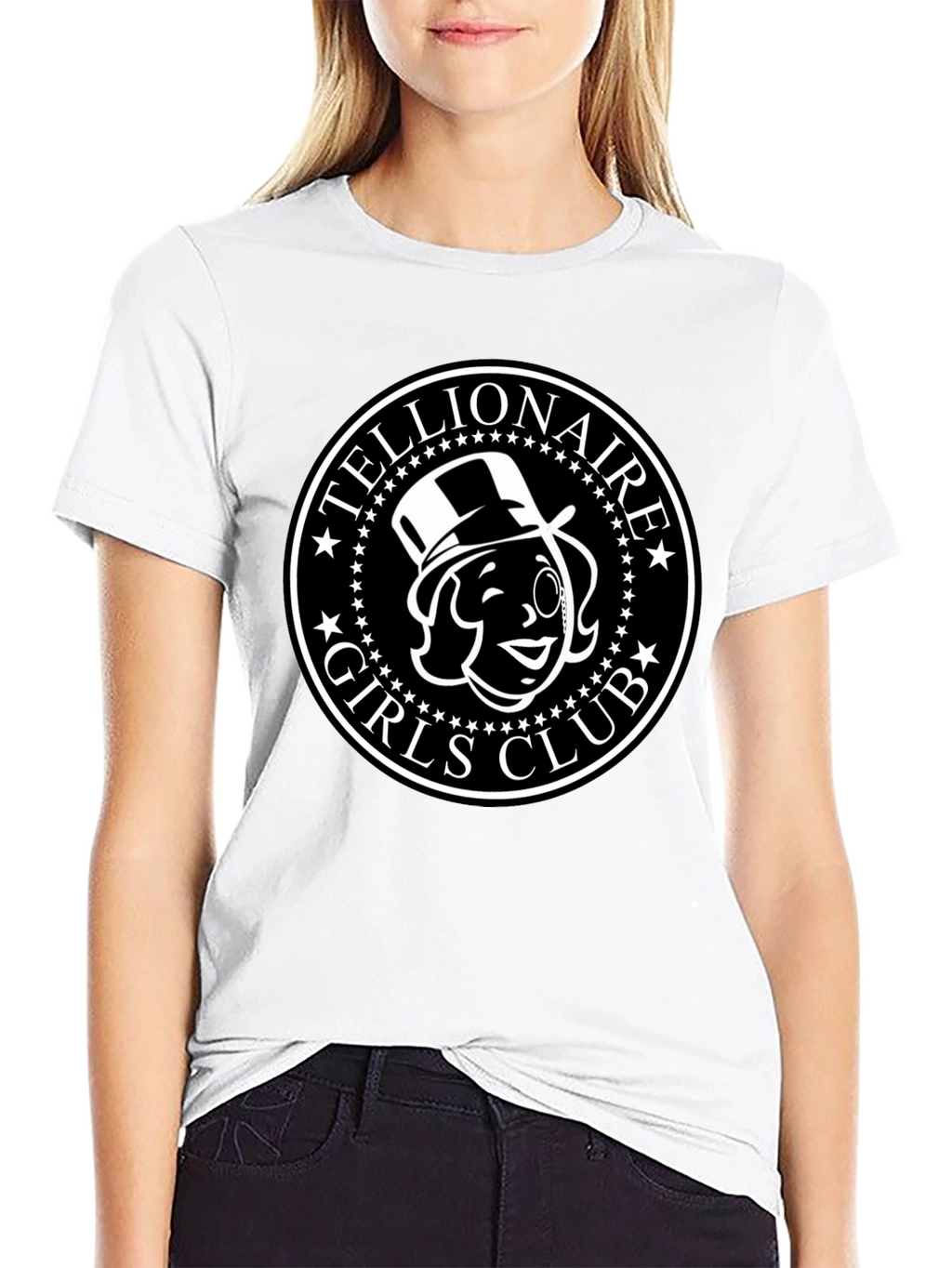 Tellionaire Girls Club Black T-Shirt