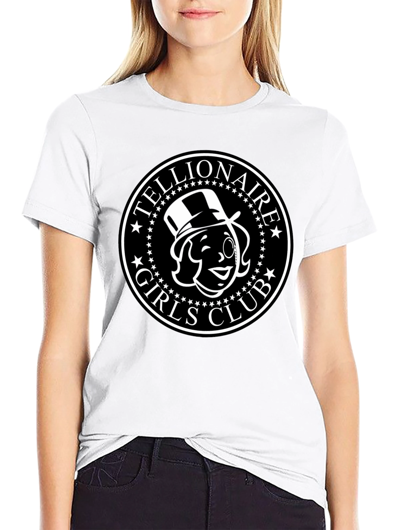 Tellionaire Girls Club Black T-Shirt