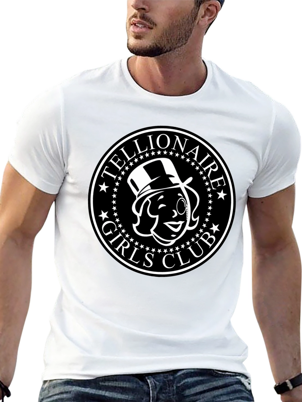 Tellionaire Girls Club Black T-Shirt