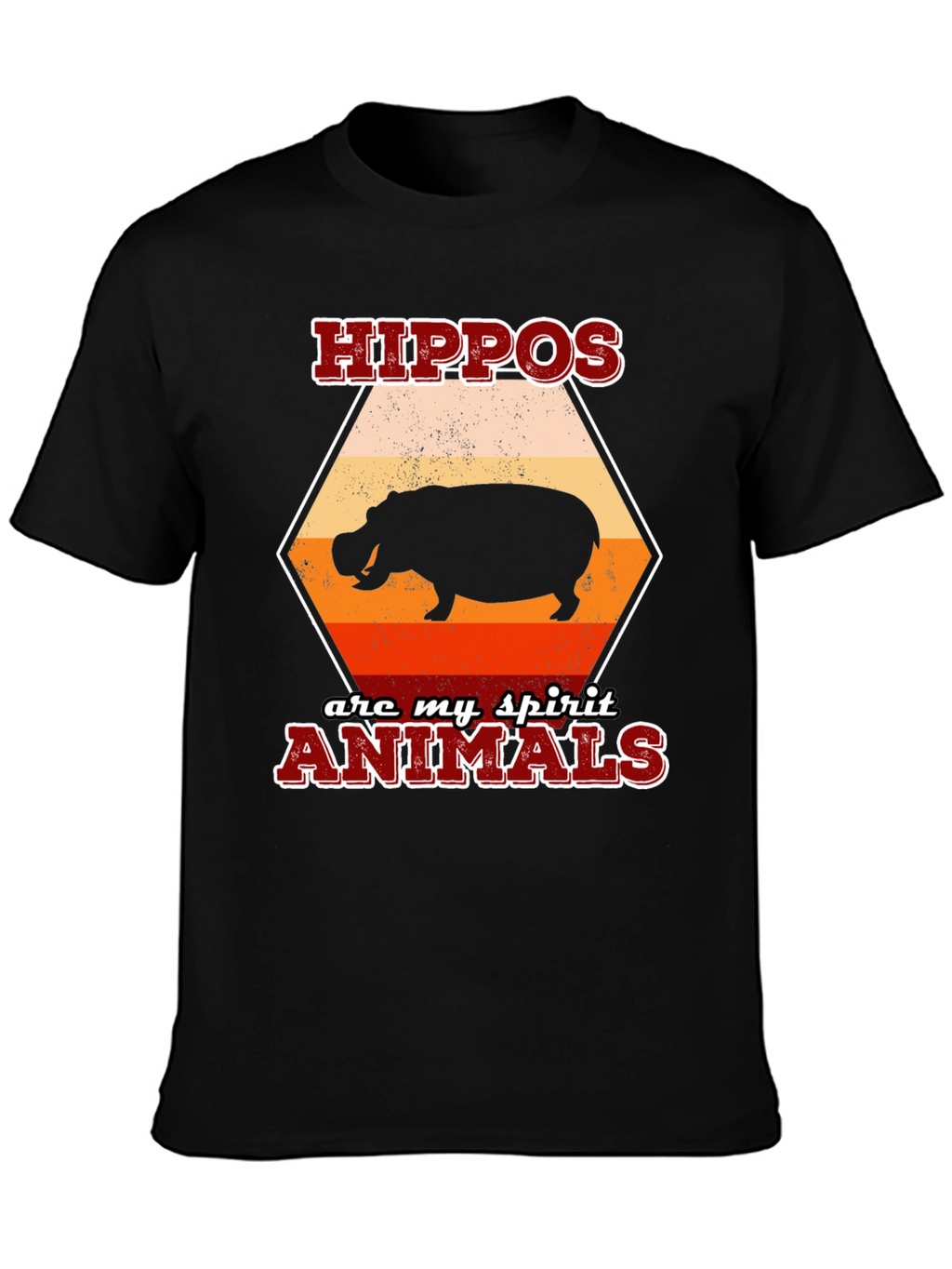 Hippos Are My Spirit Animals Graphic Tee