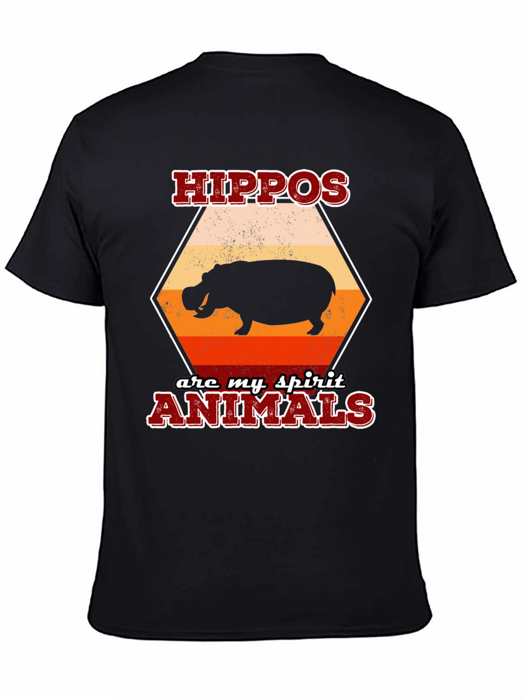 Hippos Are My Spirit Animals Graphic Tee