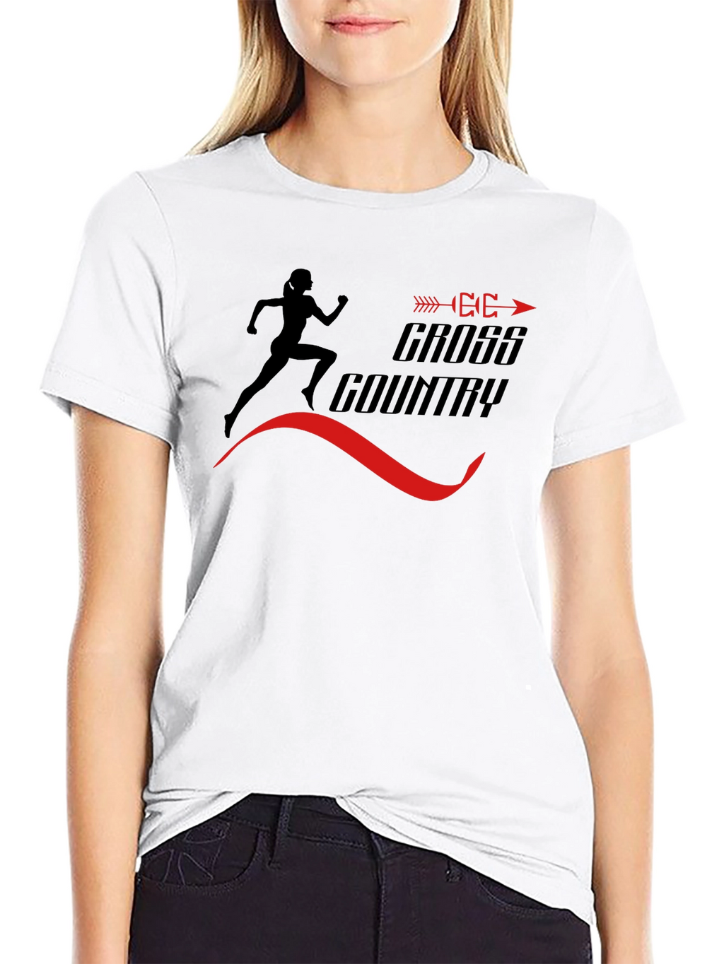 Cross Country Runner Graphic T-Shirt