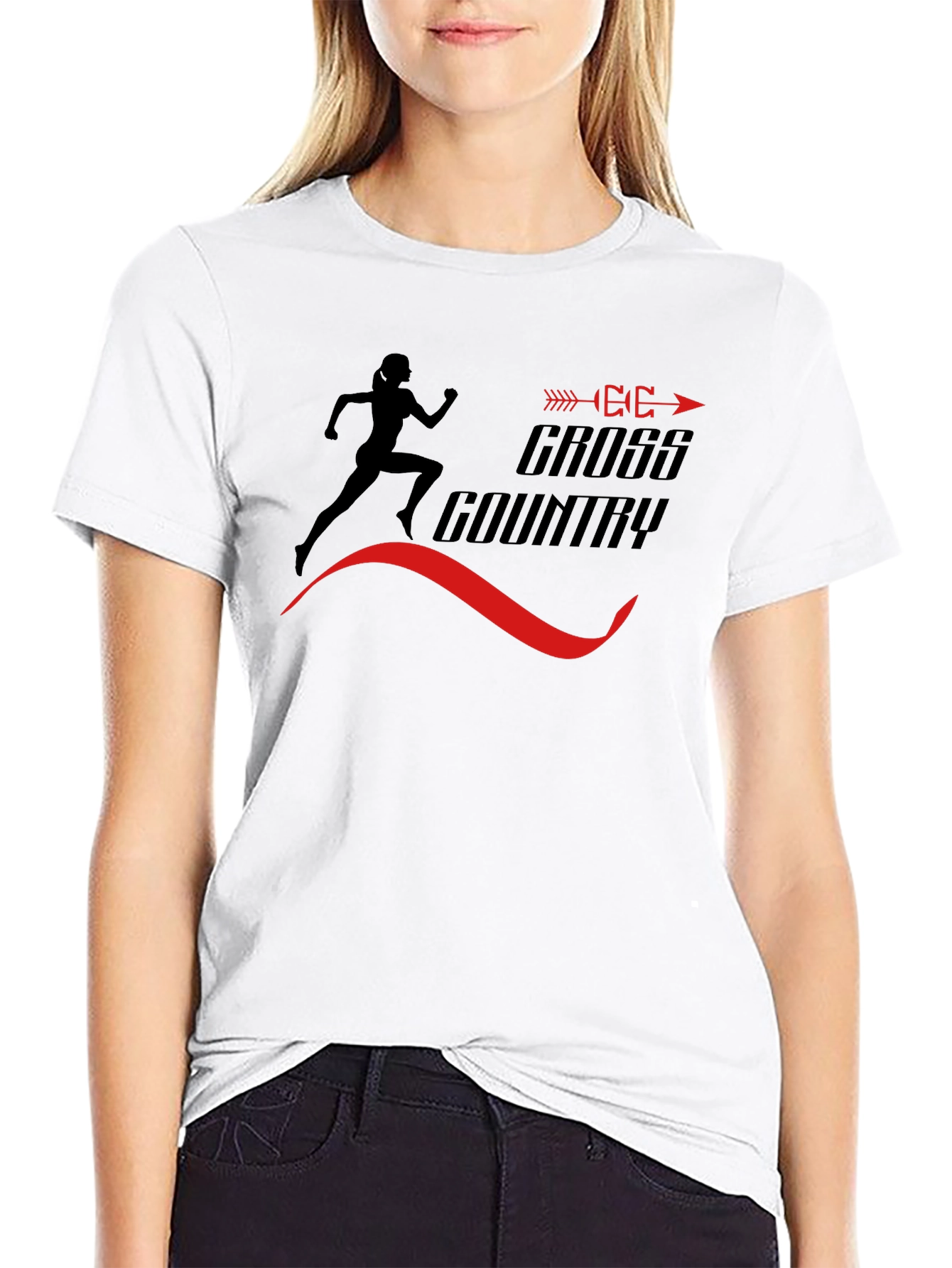 Cross Country Runner Graphic T-Shirt