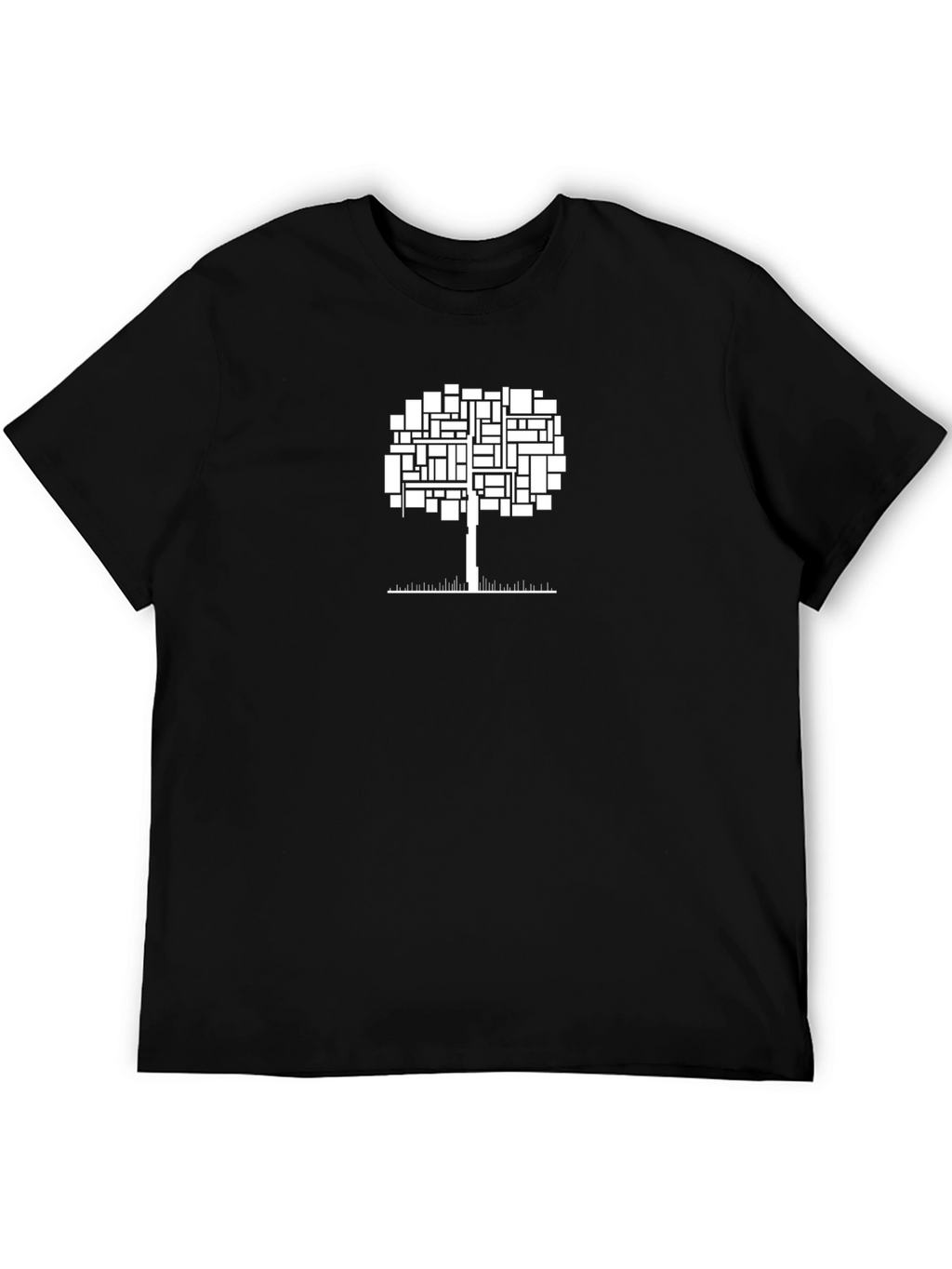 Geometric Tree Graphic T-Shirt