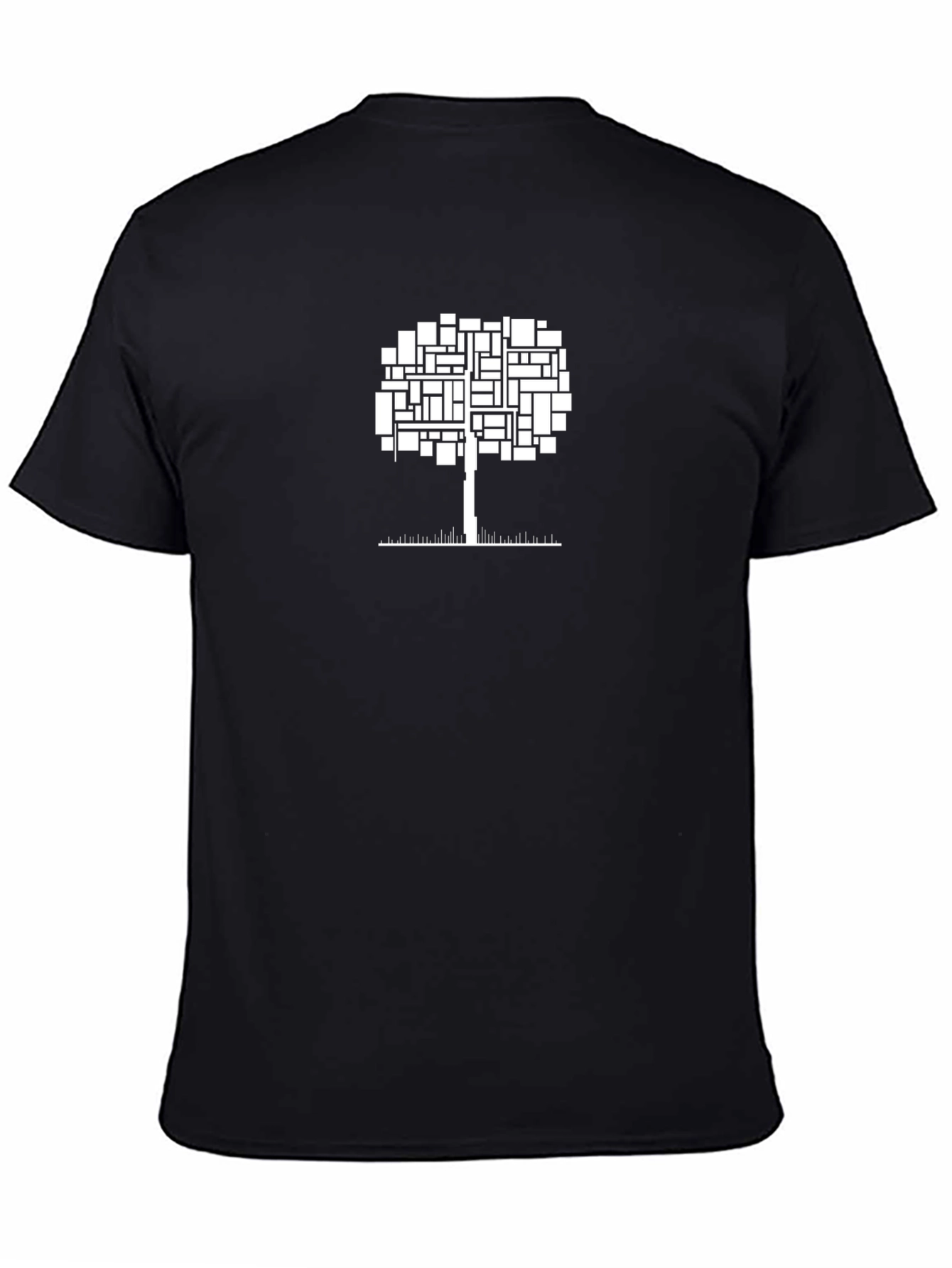 Geometric Tree Graphic T-Shirt