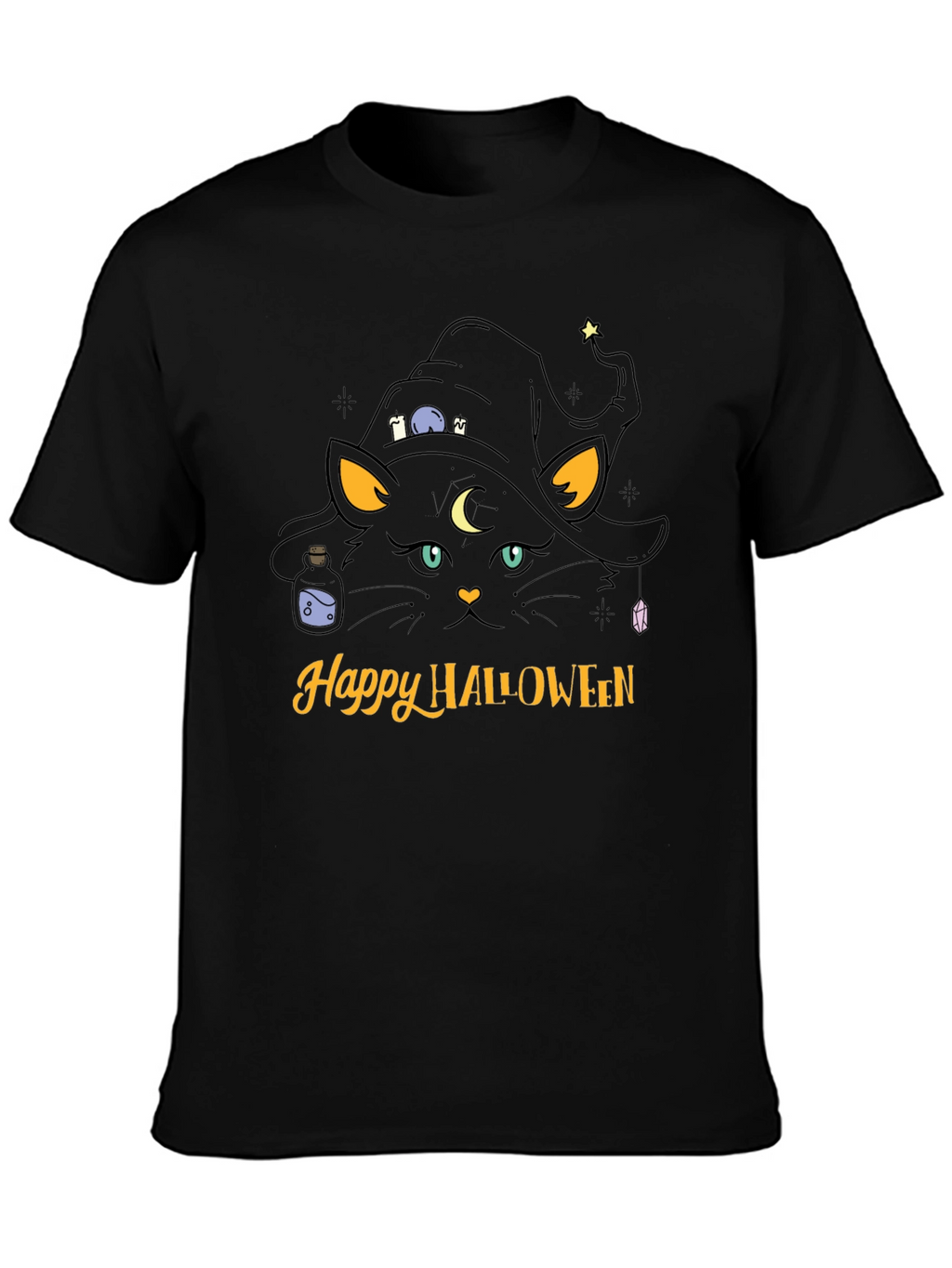 Happy Halloween Cat T-Shirt