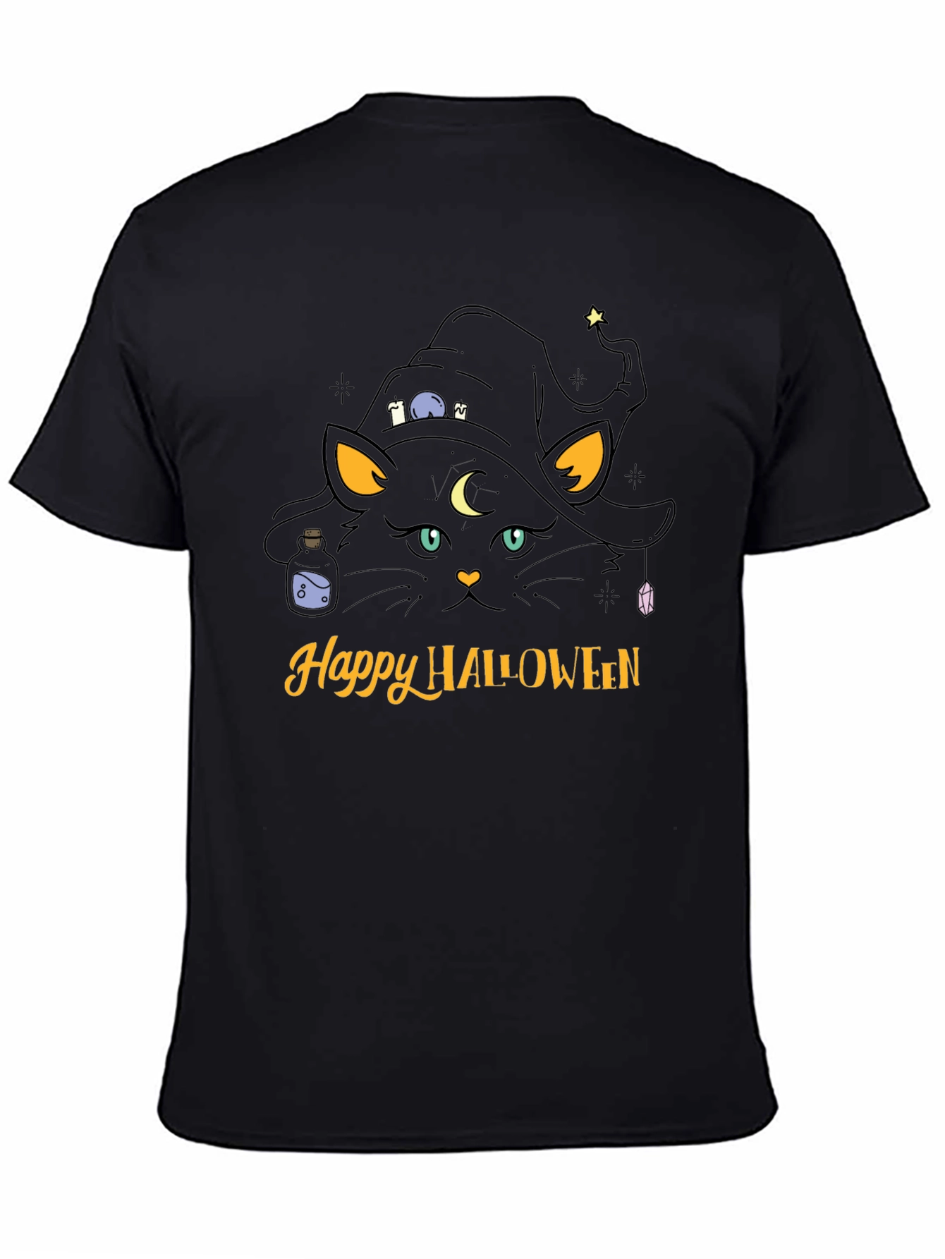 Happy Halloween Cat T-Shirt