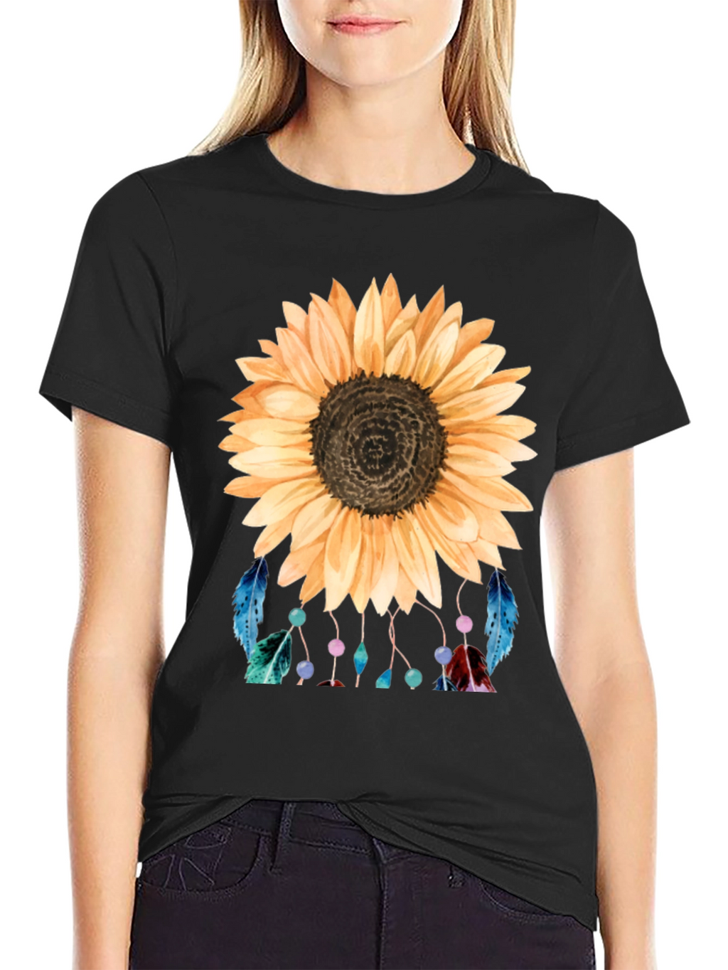 Sunflower Dreamcatcher Graphic Tee