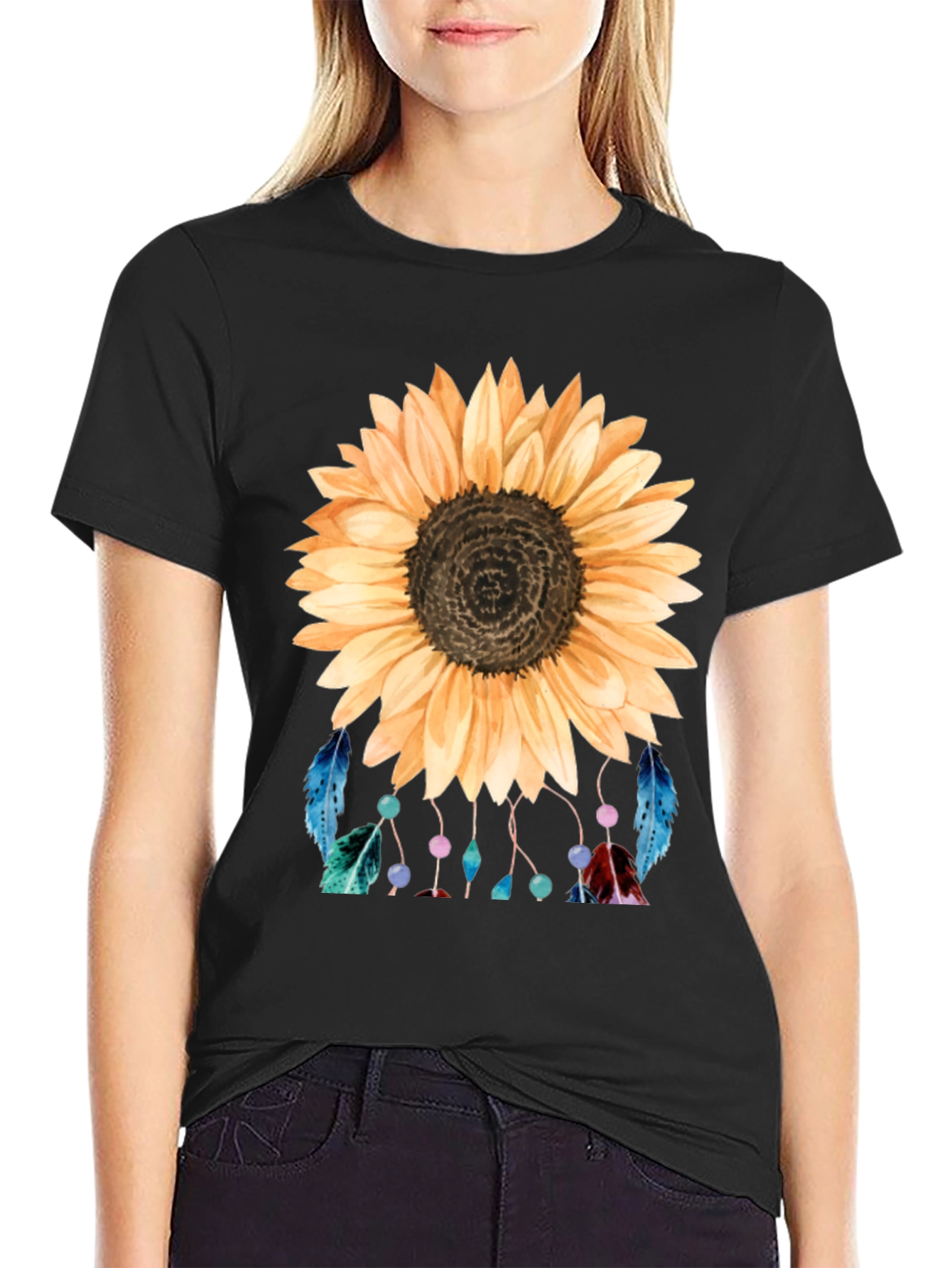 Sunflower Dreamcatcher Graphic Tee