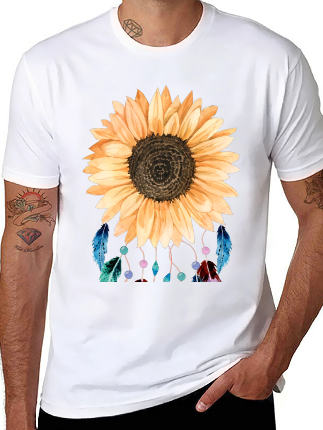 Sunflower Dreamcatcher Graphic Tee