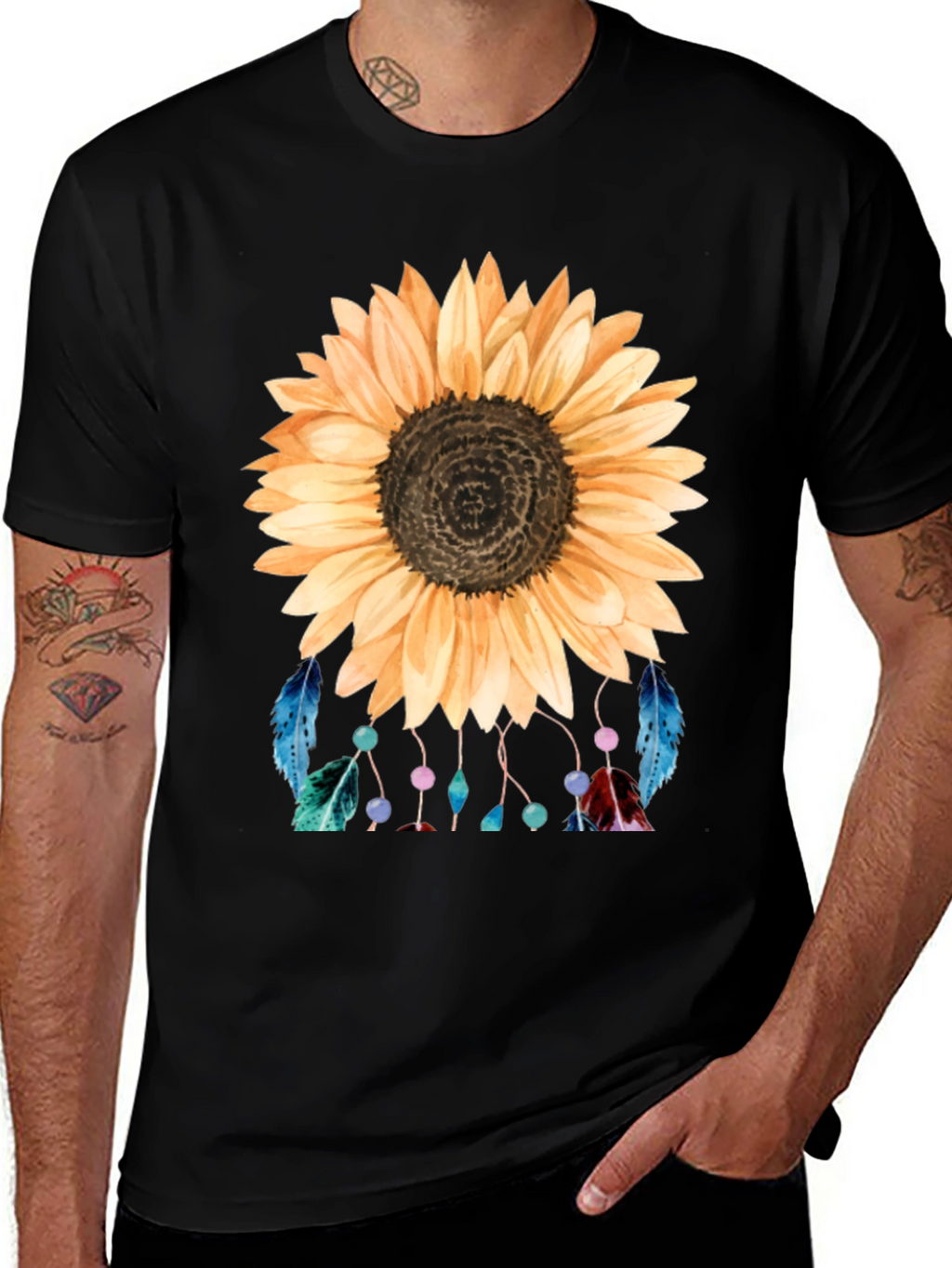 Sunflower Dreamcatcher Graphic Tee