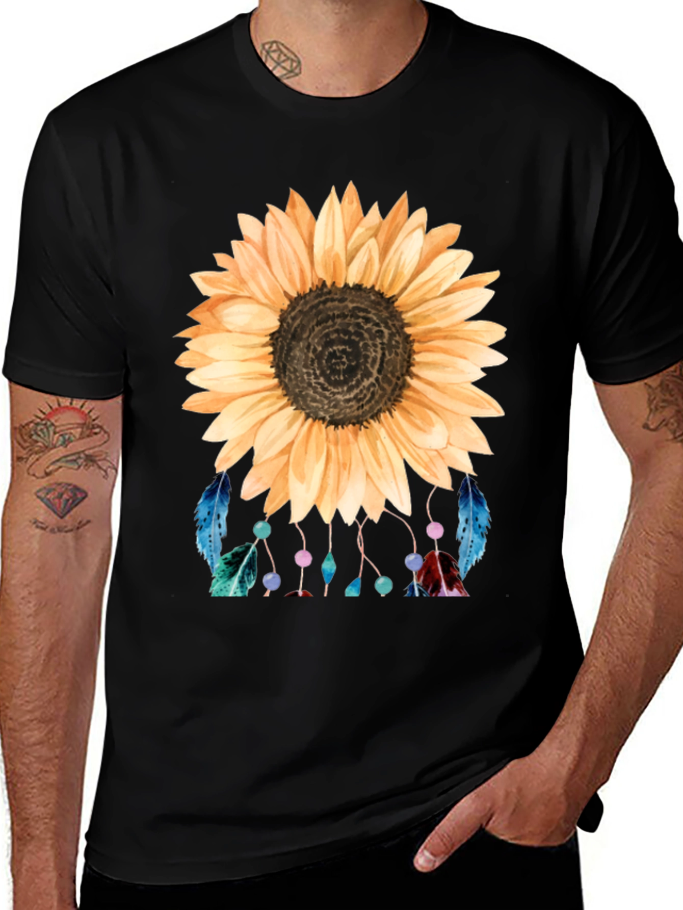 Sunflower Dreamcatcher Graphic Tee