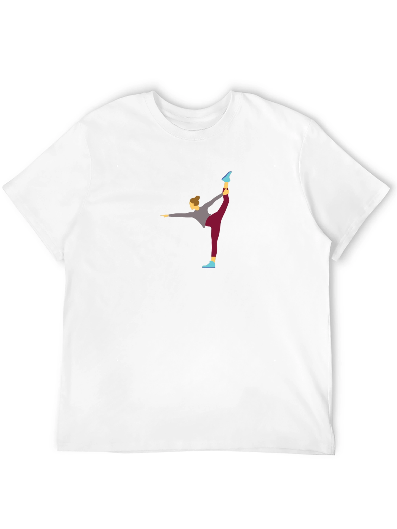 Yoga Pose Graphic Tee - Mens Black T-Shirt