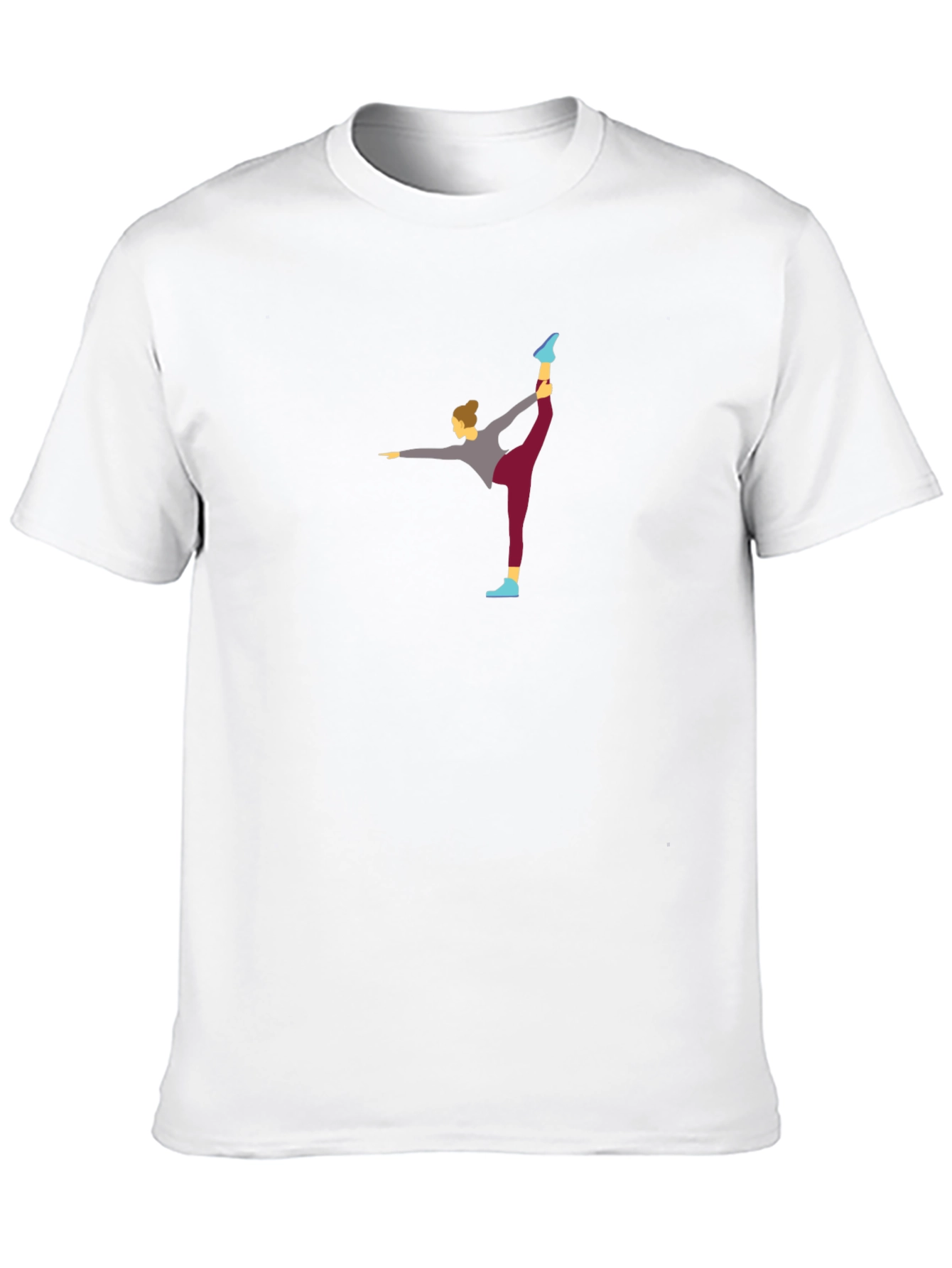 Yoga Pose Graphic Tee - Mens Black T-Shirt