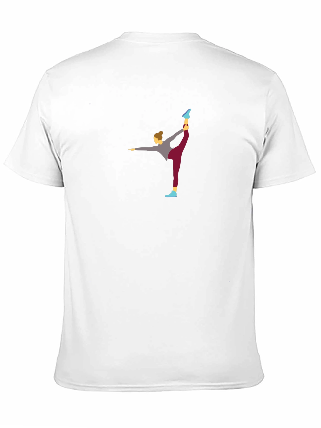 Yoga Pose Graphic Tee - Mens Black T-Shirt