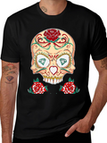 Sugar Skull & Roses Graphic T-Shirt
