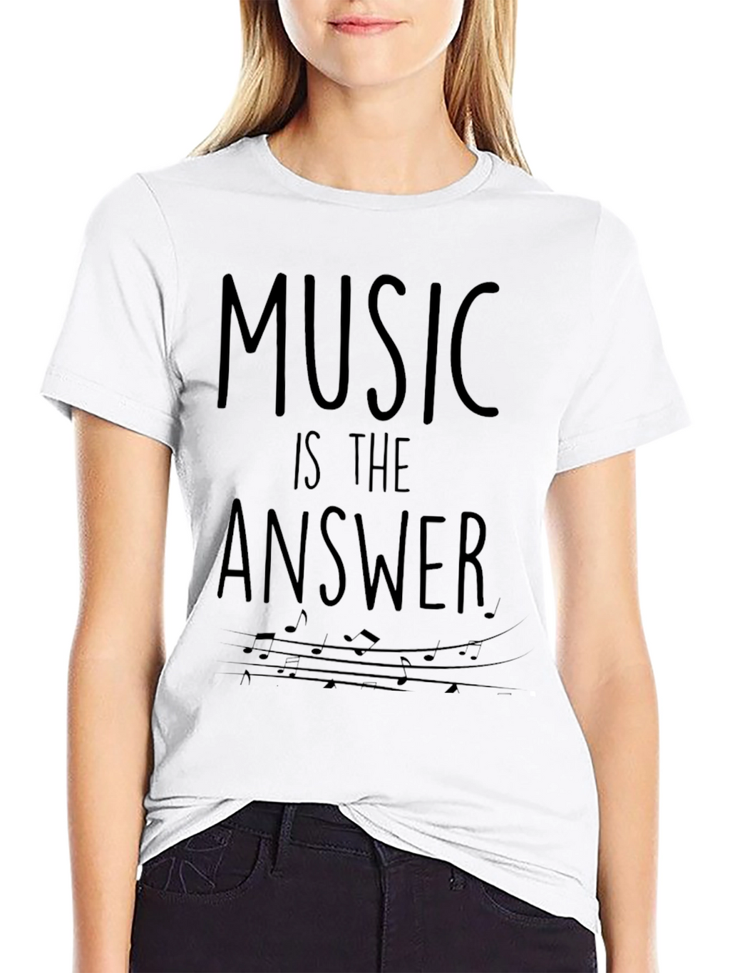 Music Is The Answer Graphic T-Shirt