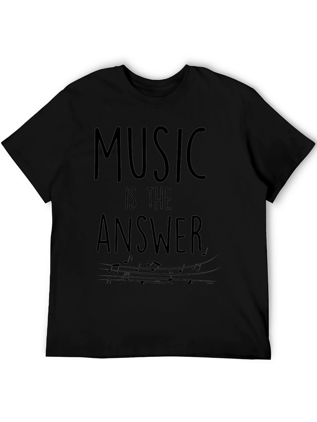 Music Is The Answer Graphic T-Shirt