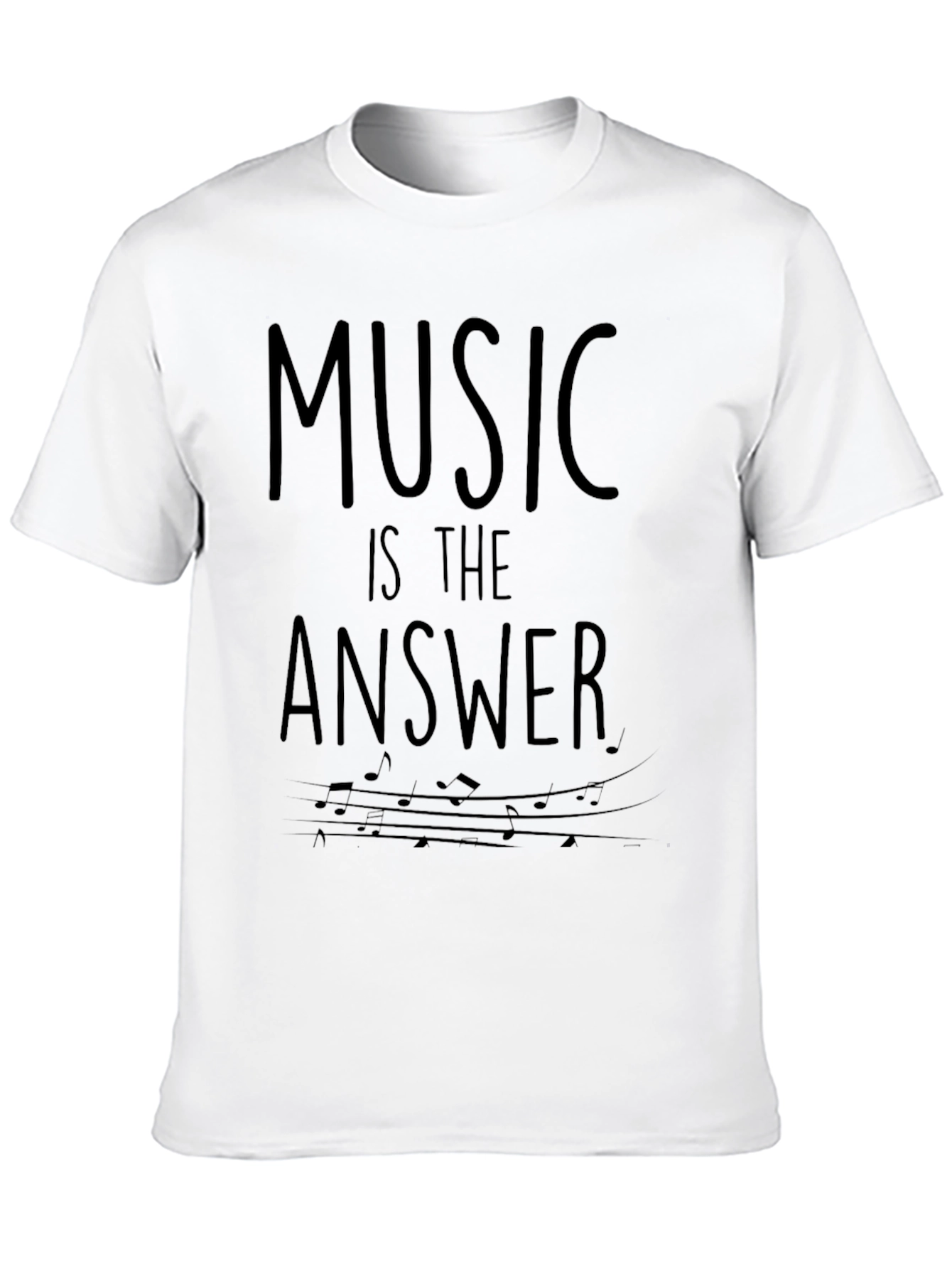 Music Is The Answer Graphic T-Shirt