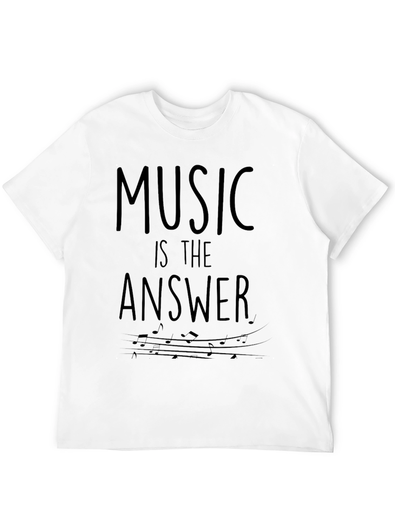 Music Is The Answer Graphic T-Shirt