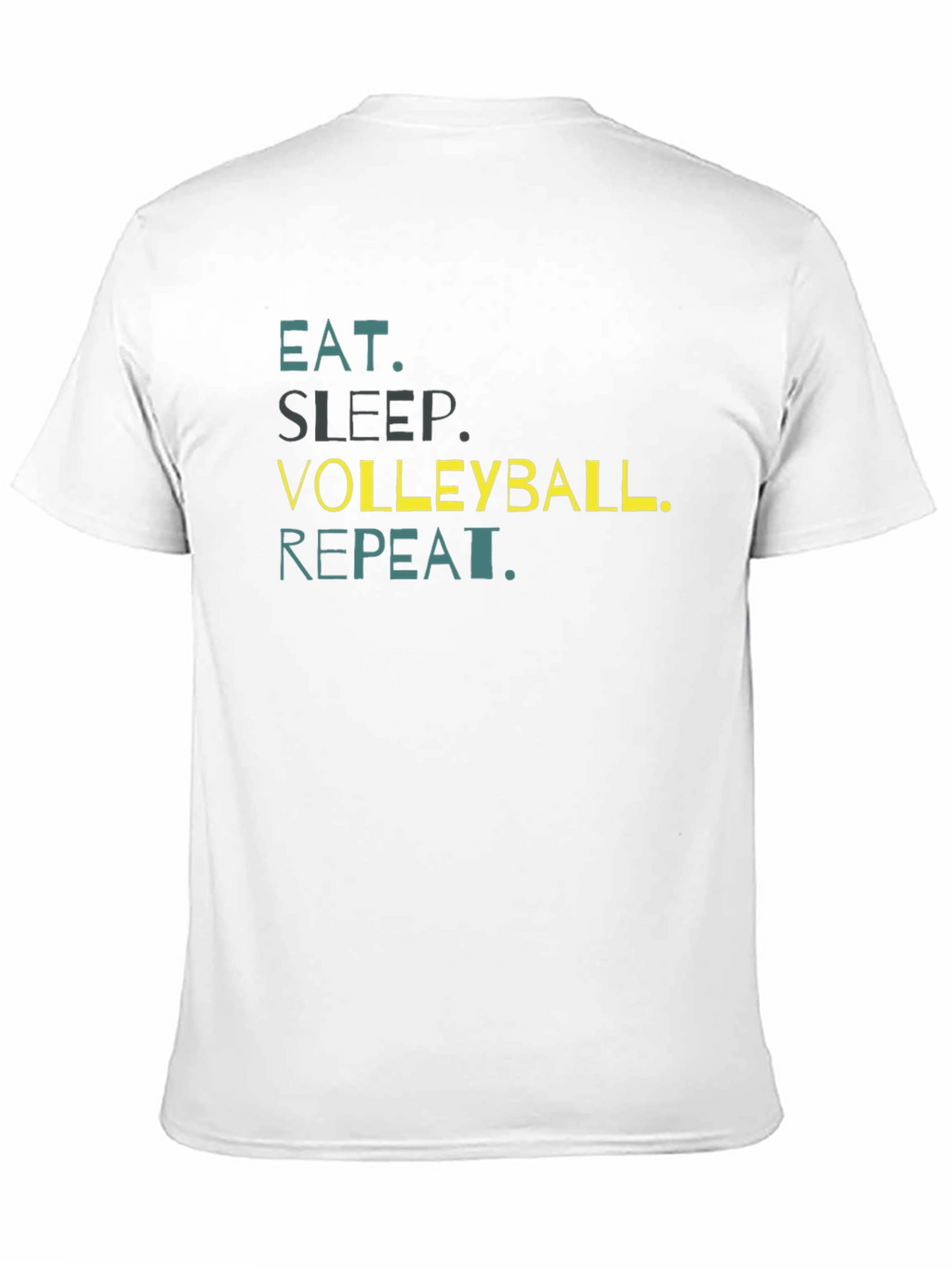 Eat Sleep Volleyball Repeat Black T-Shirt