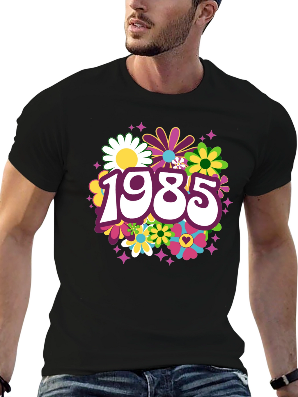 Retro 1985 Floral T-Shirt