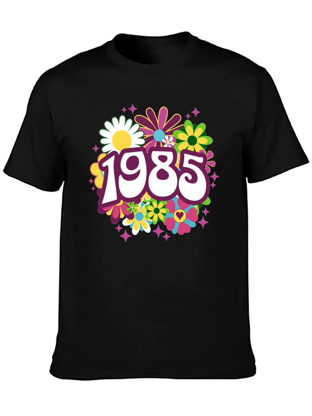 Retro 1985 Floral T-Shirt