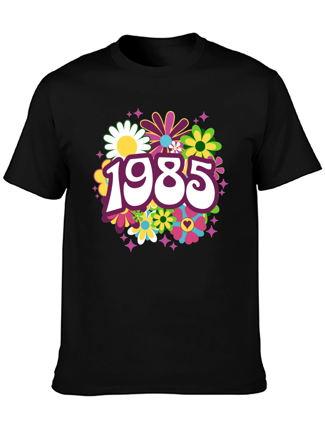 Retro 1985 Floral T-Shirt
