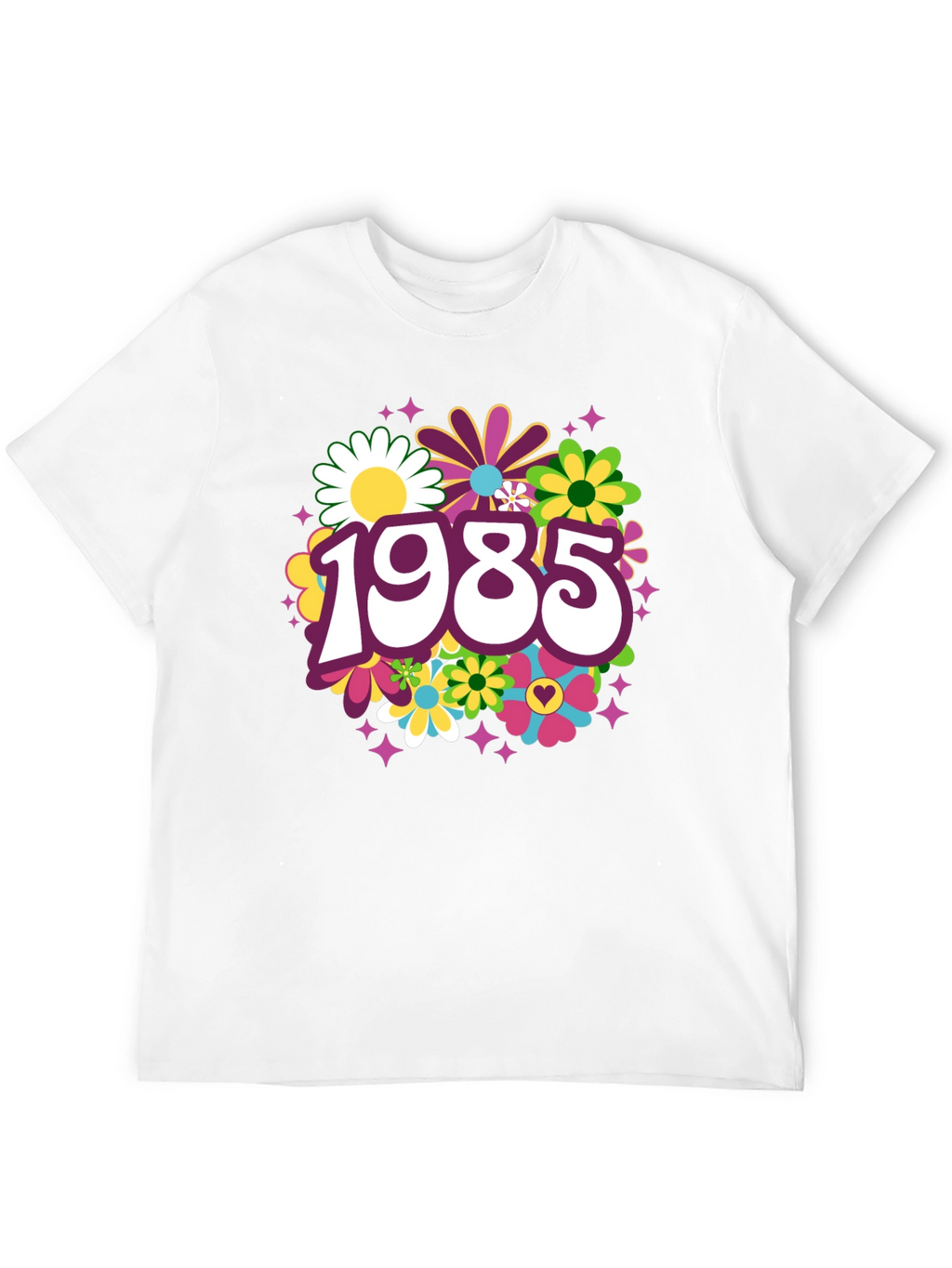 Retro 1985 Floral T-Shirt