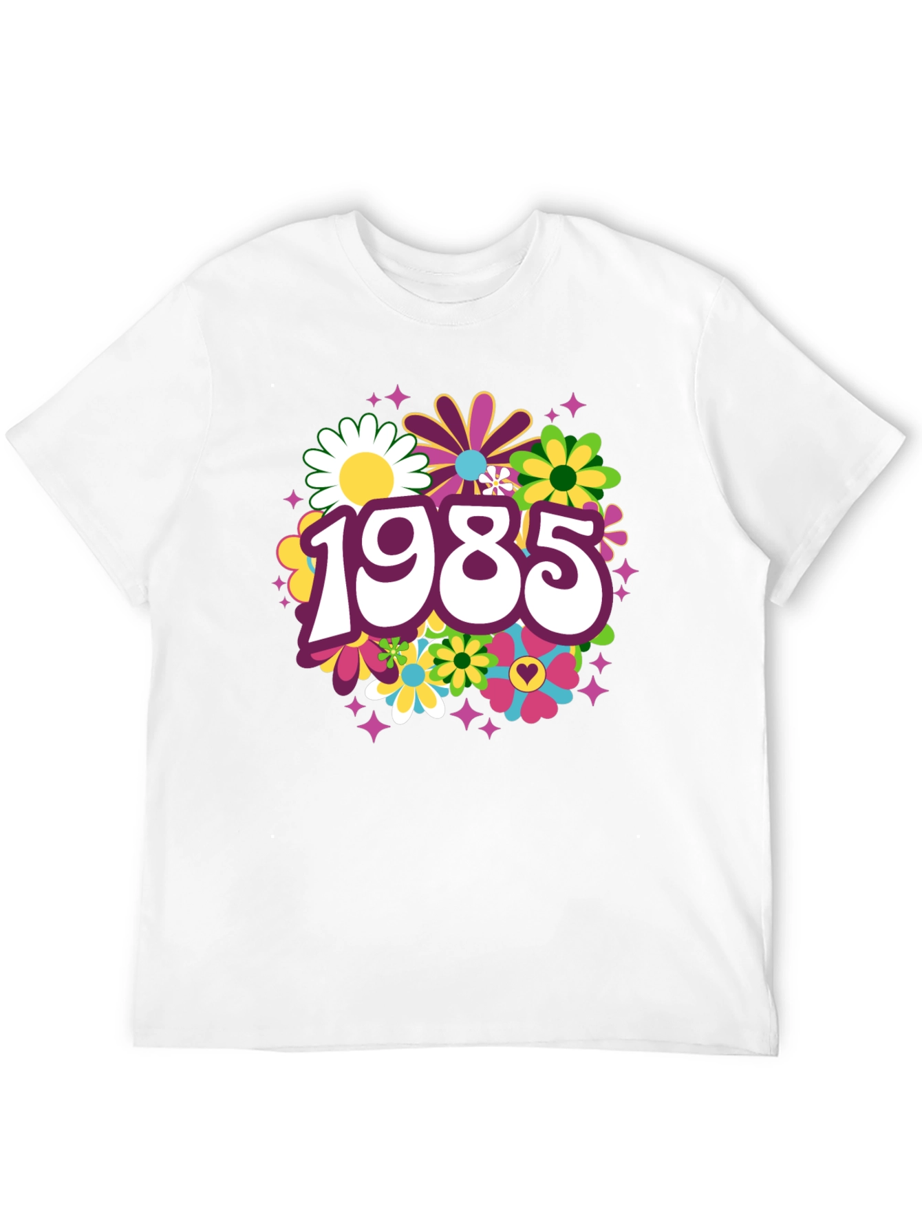 Retro 1985 Floral T-Shirt