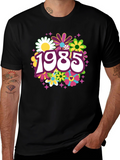 Retro 1985 Floral T-Shirt