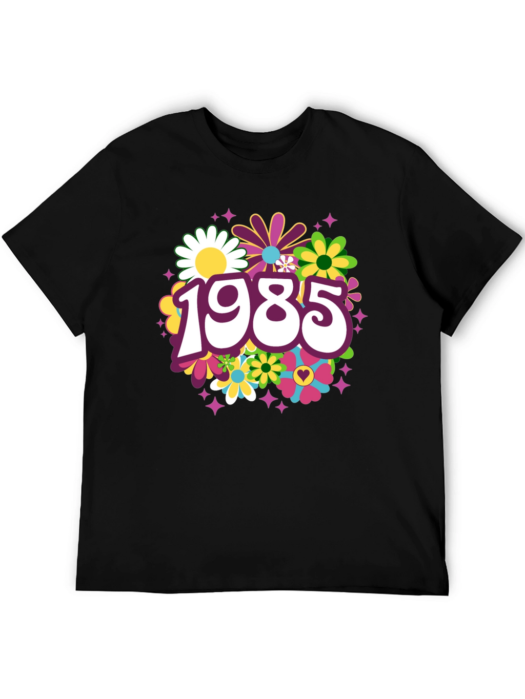 Retro 1985 Floral T-Shirt