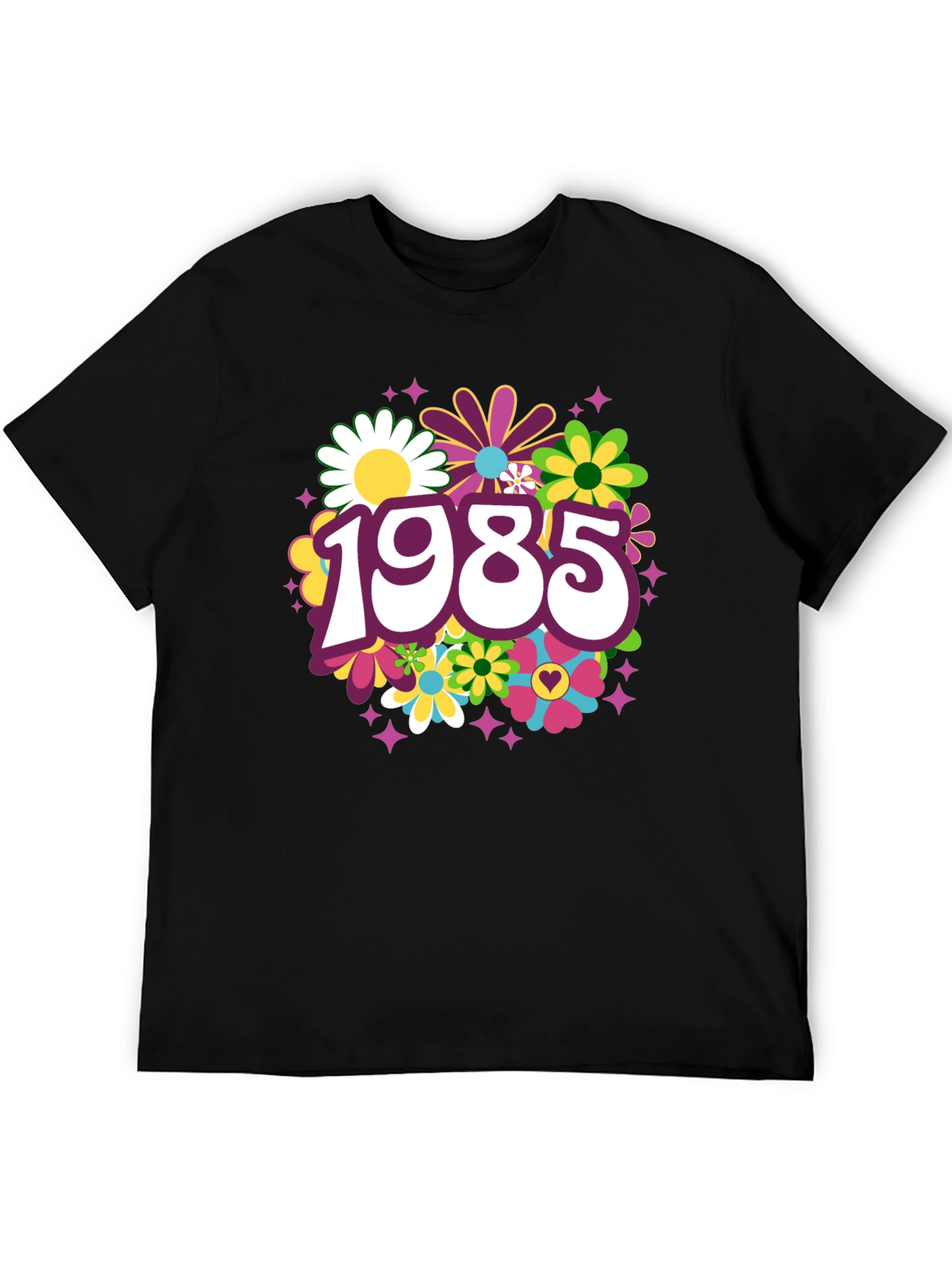Retro 1985 Floral T-Shirt