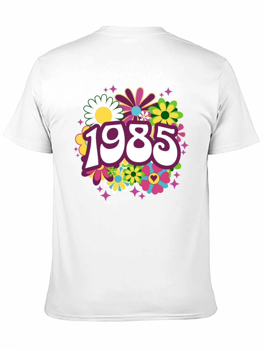 Retro 1985 Floral T-Shirt