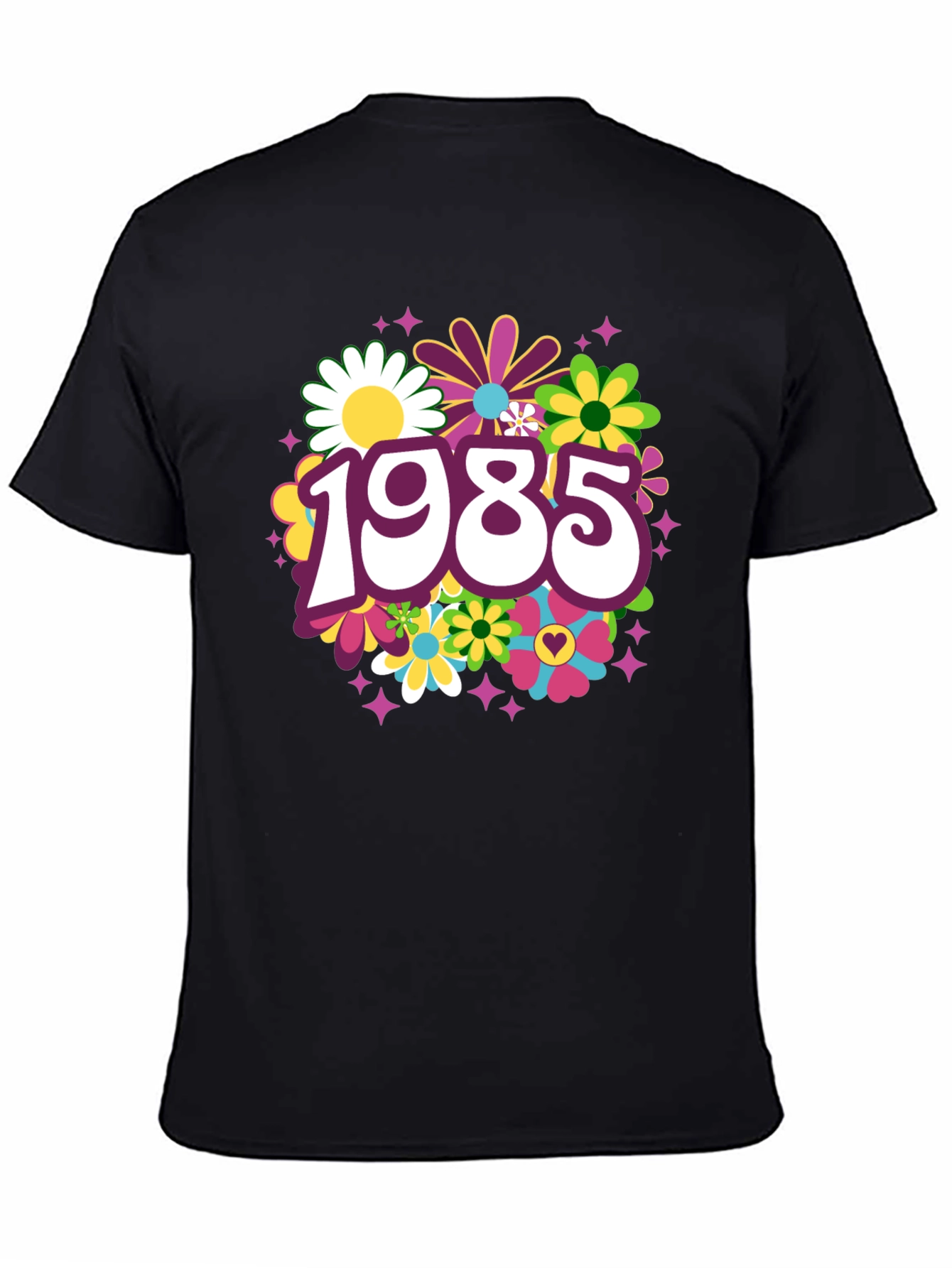 Retro 1985 Floral T-Shirt