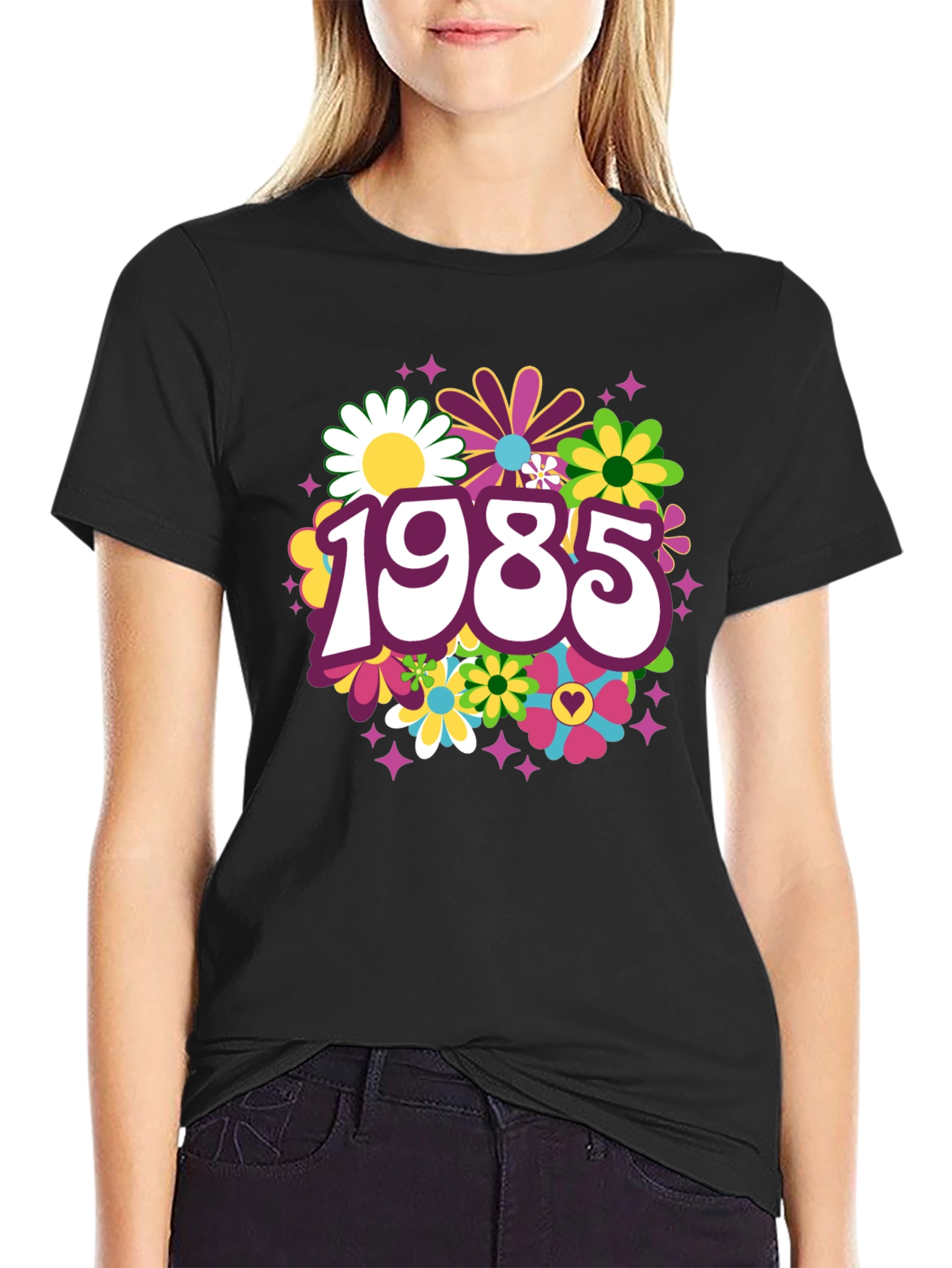 Retro 1985 Floral T-Shirt