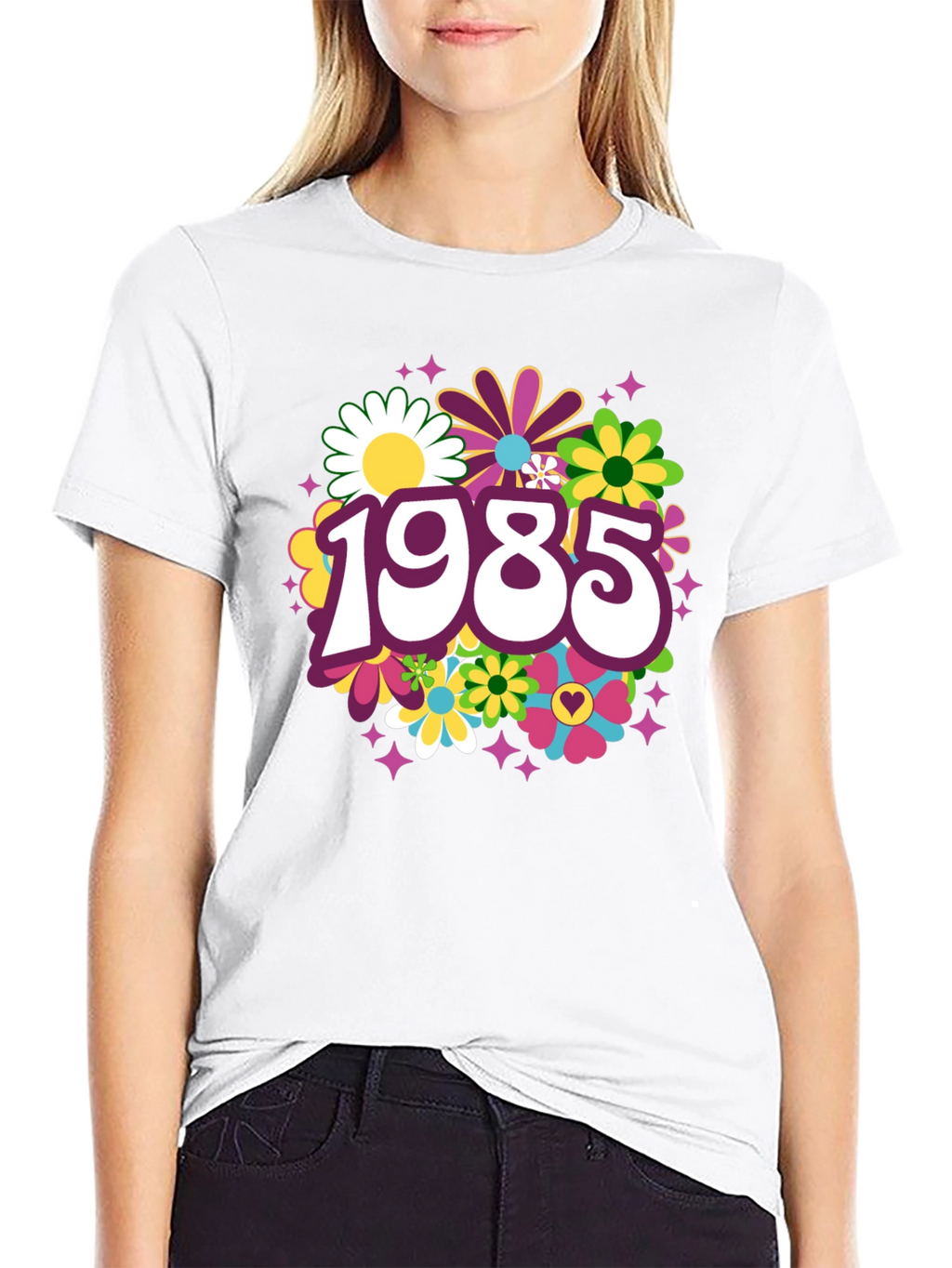 Retro 1985 Floral T-Shirt
