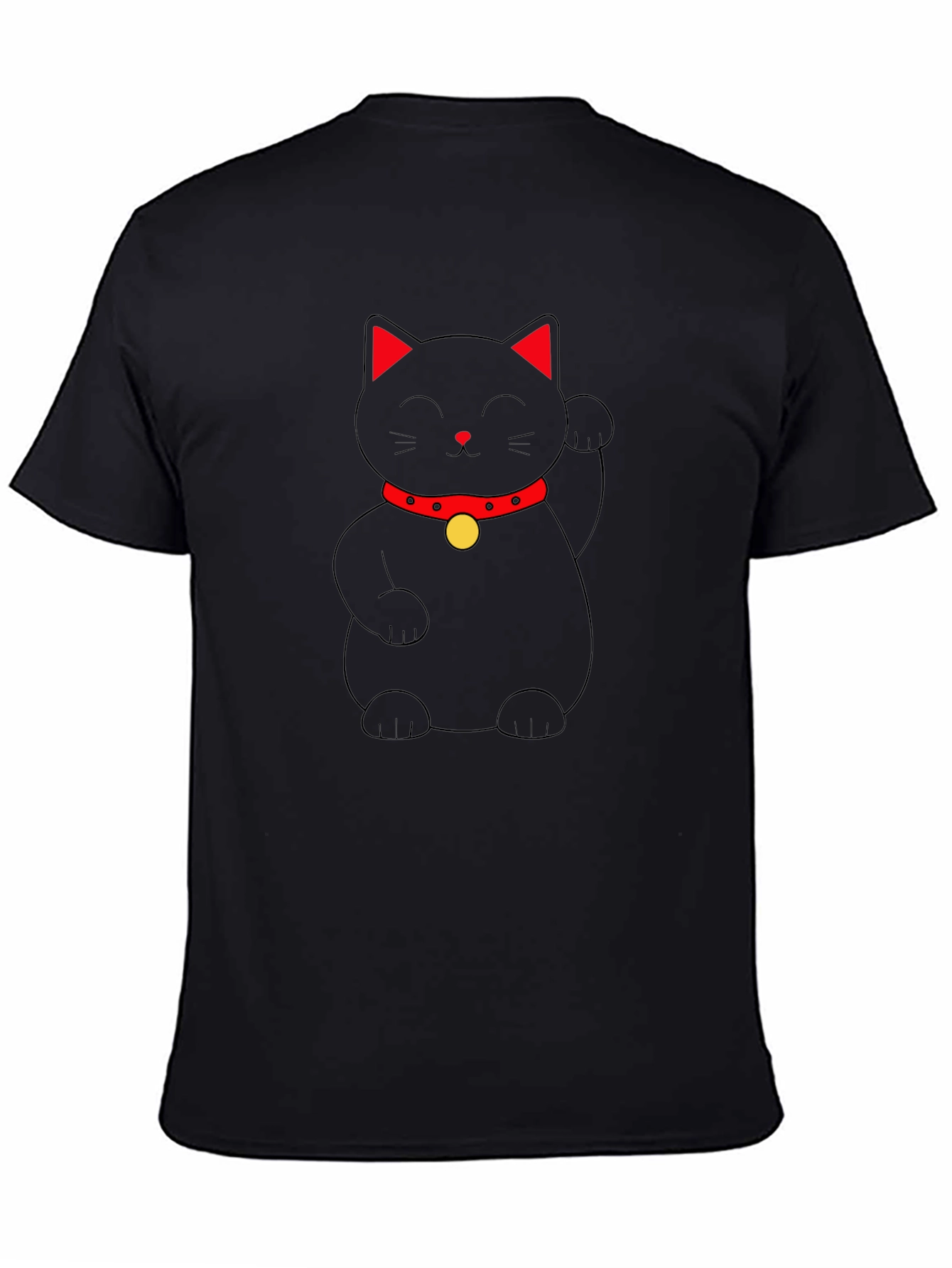 Lucky Black Cat Graphic Tee