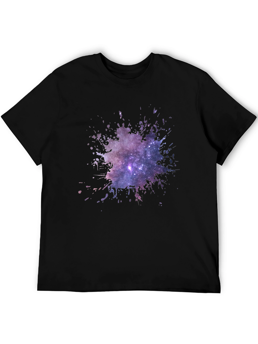 Galaxy Splash Black Tee