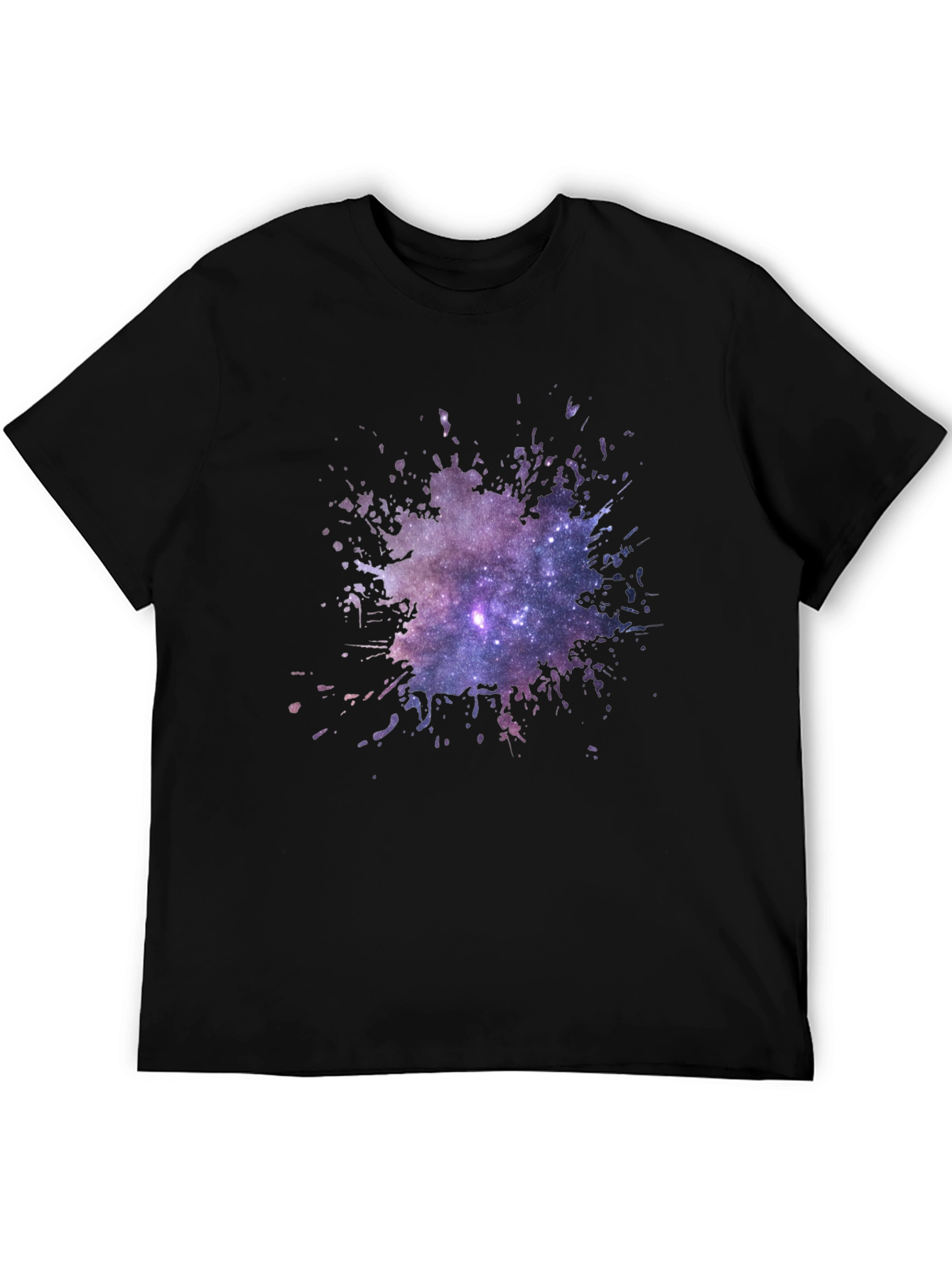Galaxy Splash Black Tee