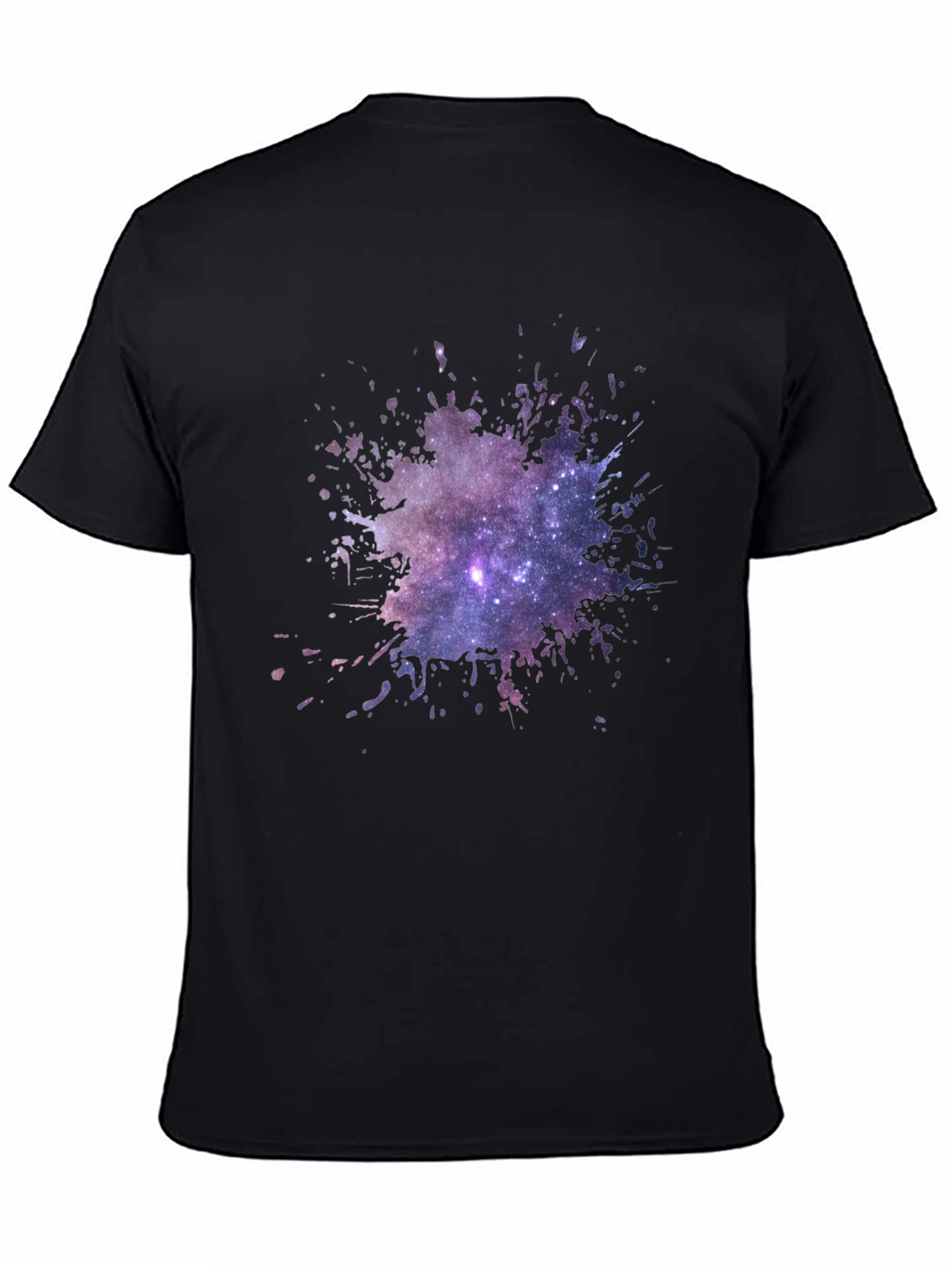Galaxy Splash Black Tee