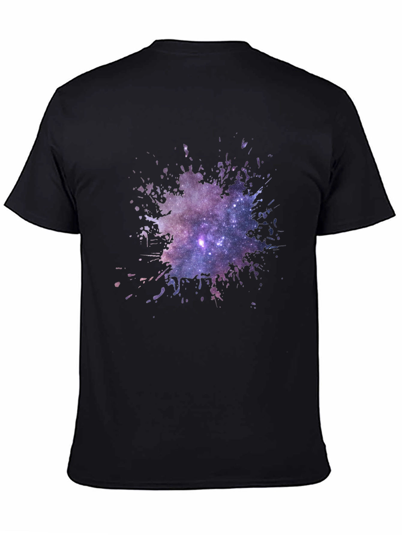 Galaxy Splash Black Tee
