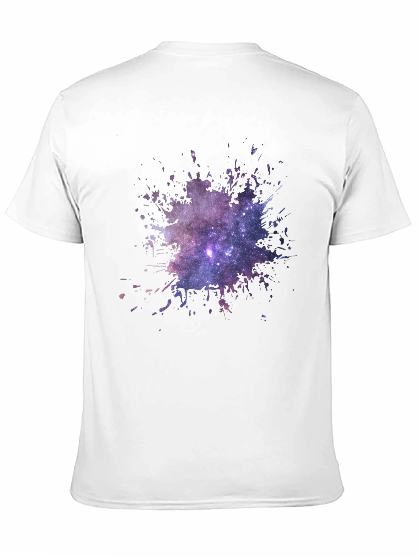 Galaxy Splash Black Tee