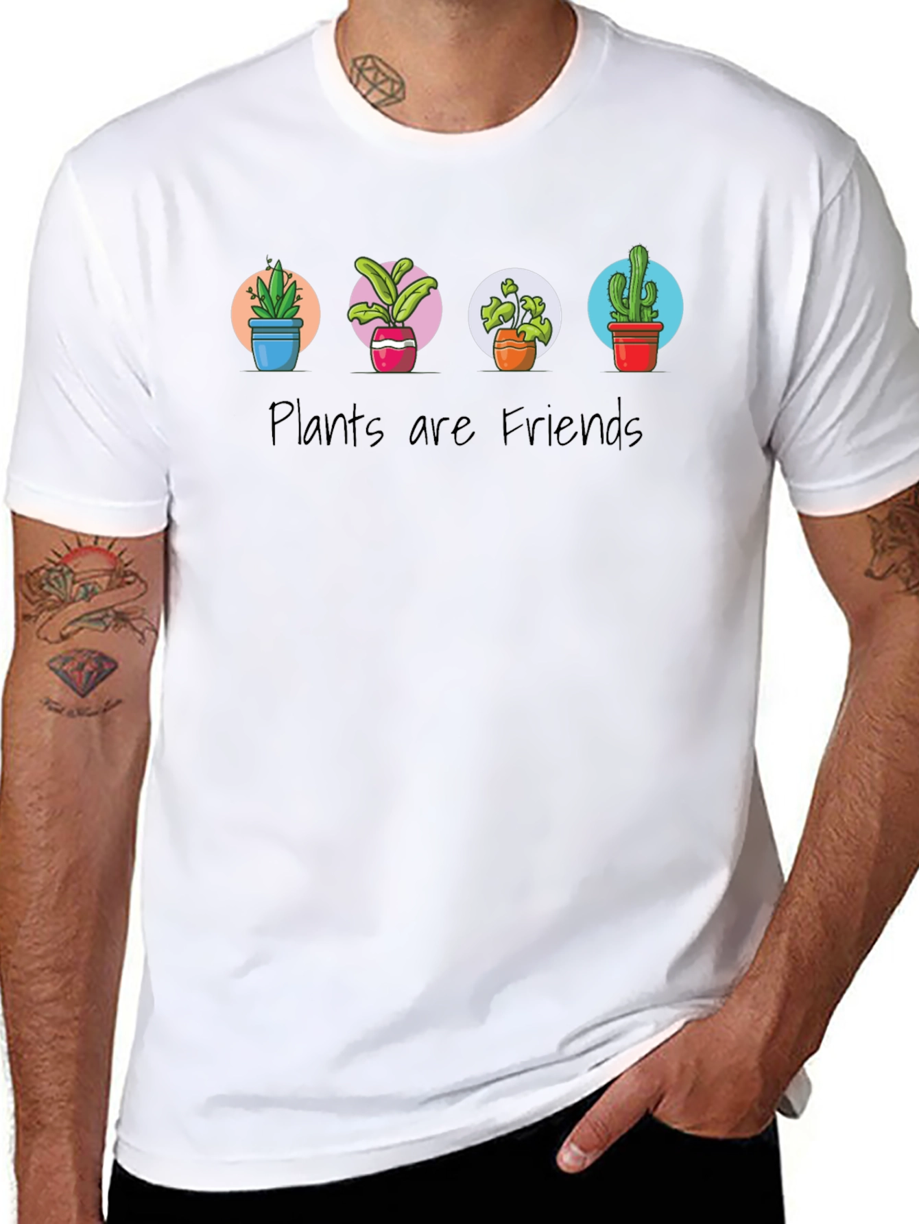 Plants Are Friends Graphic T-Shirt