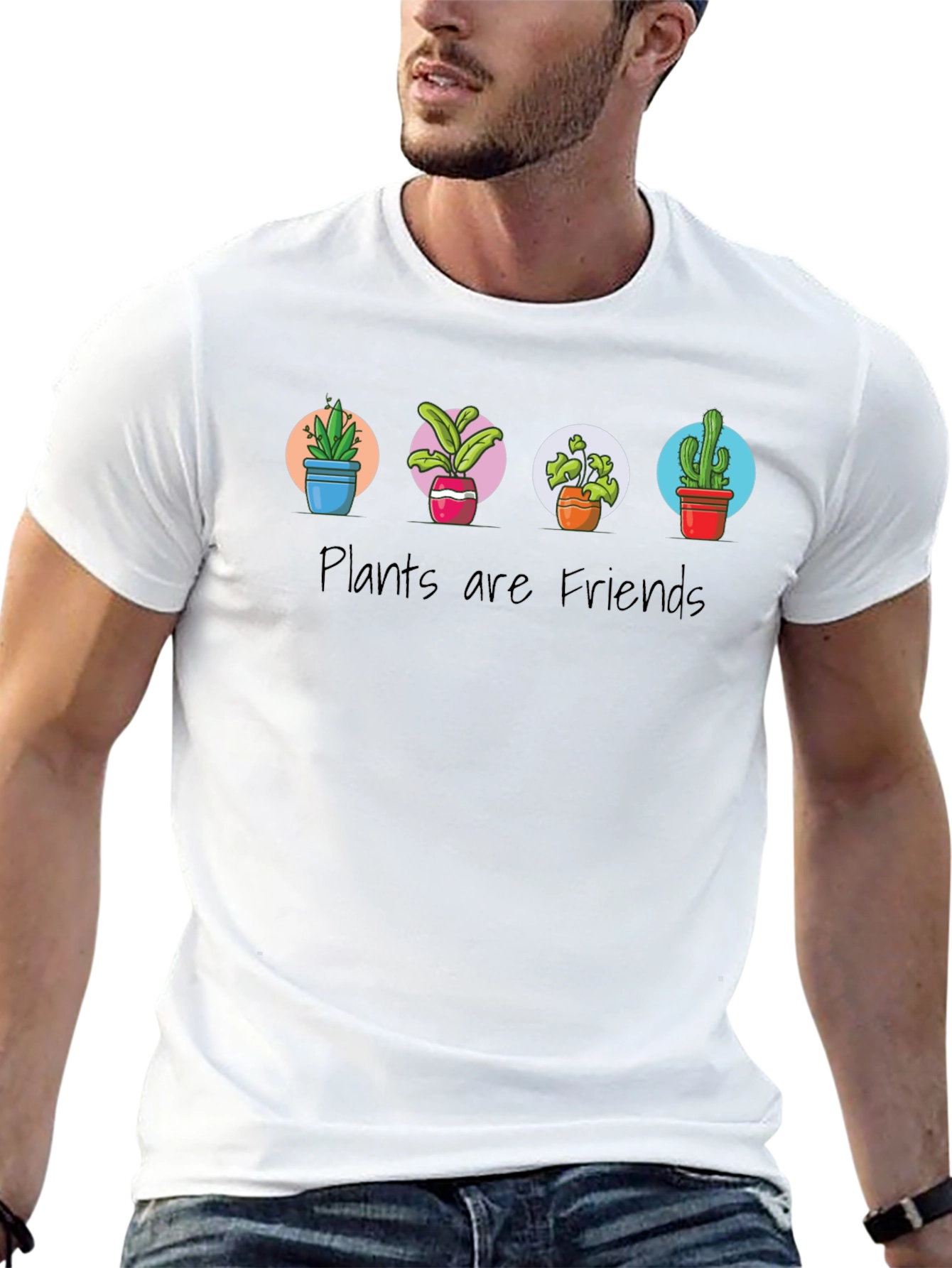 Plants Are Friends Graphic T-Shirt