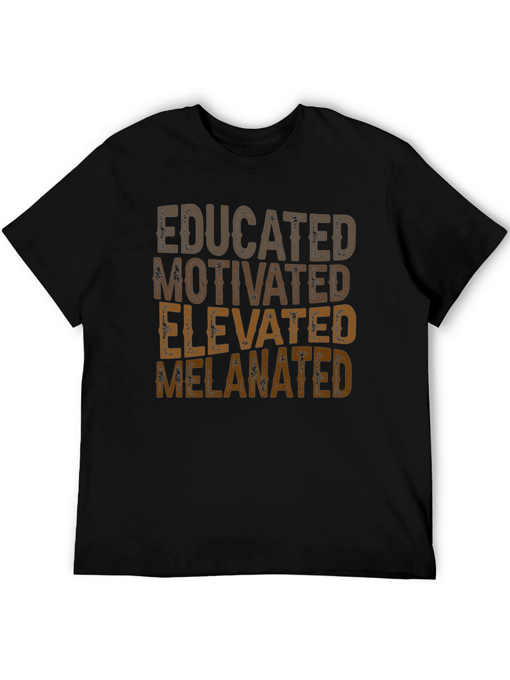 Educated Melanated T-Shirt - Positive Affirmation Tee