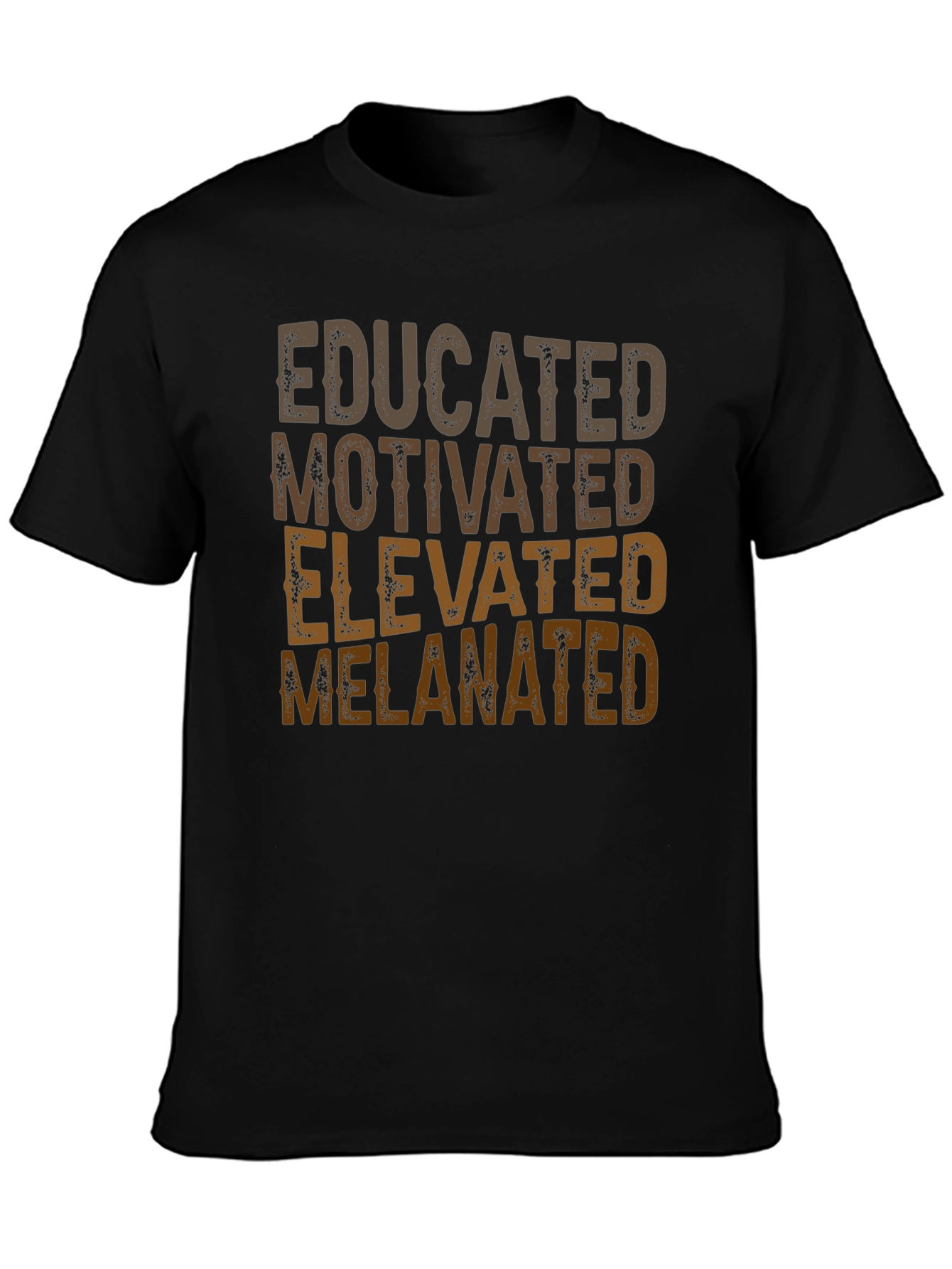 Educated Melanated T-Shirt - Positive Affirmation Tee