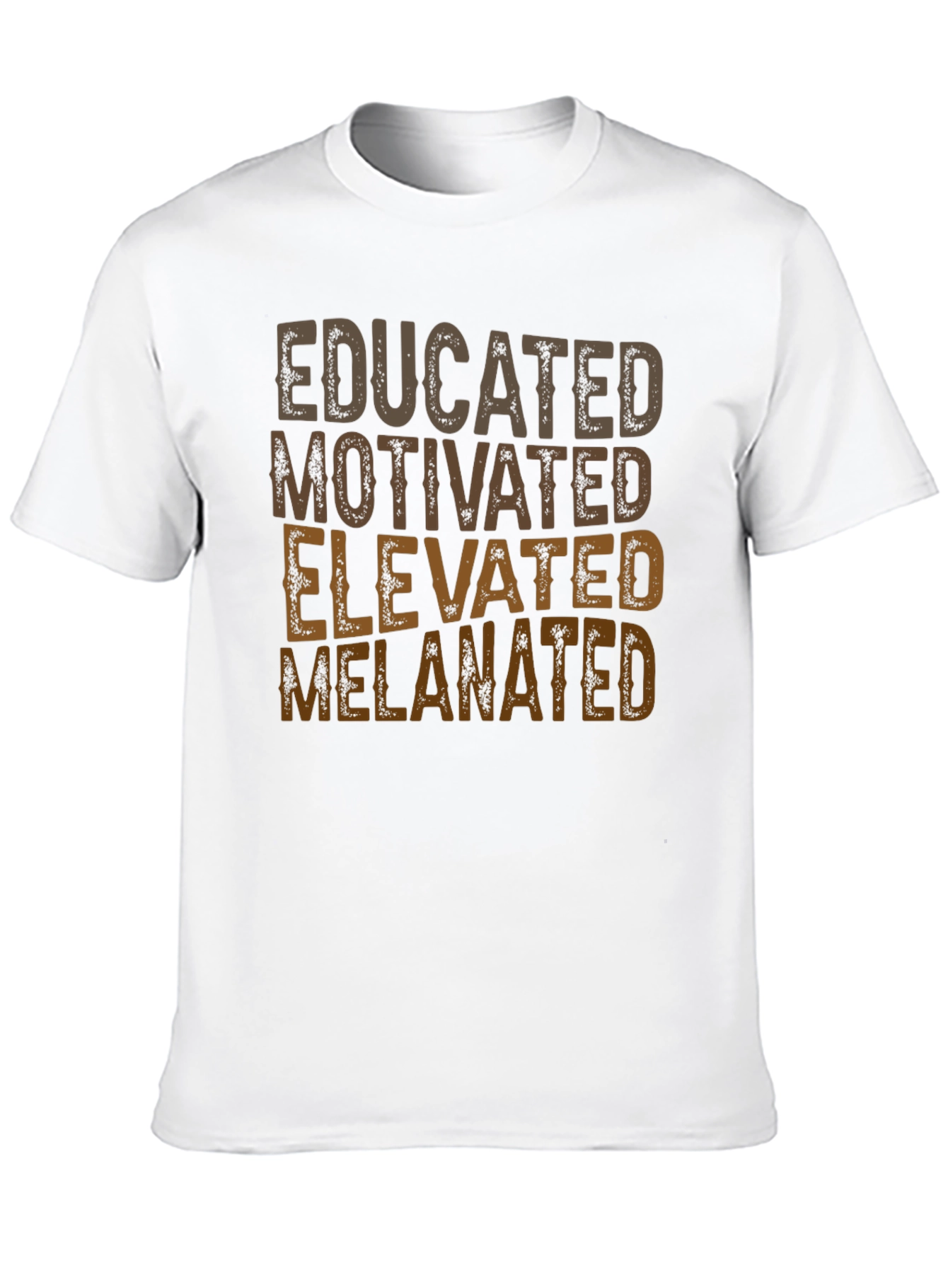 Educated Melanated T-Shirt - Positive Affirmation Tee