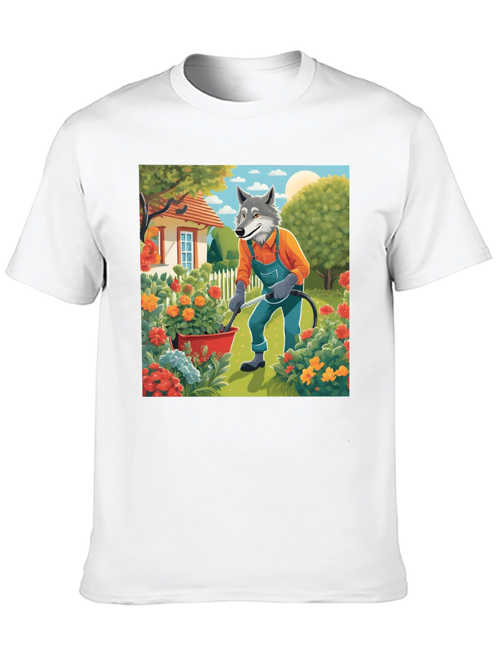 Wolf Gardener Graphic Tee - Unisex Cotton T-Shirt
